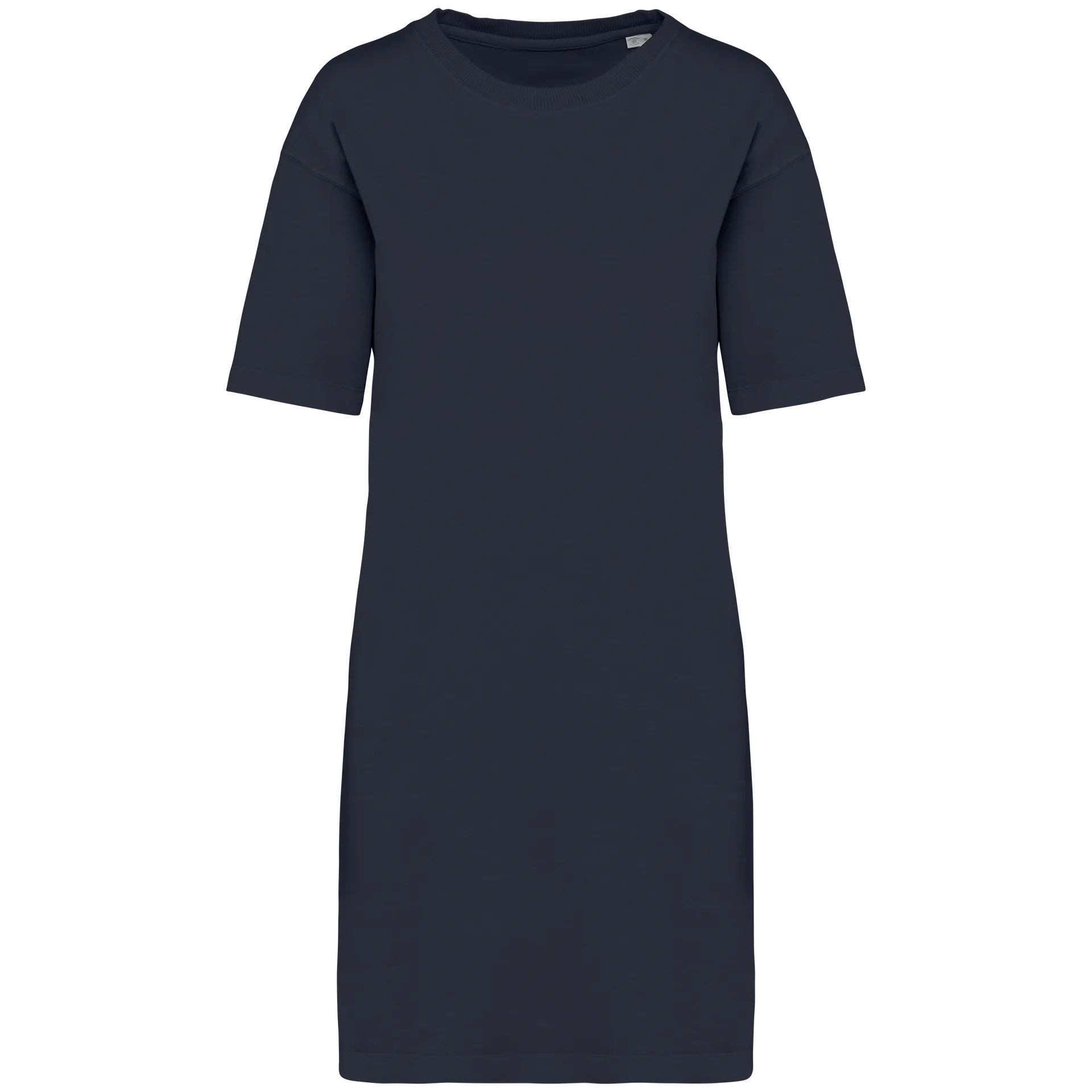 Umweltfreundliches ausgewaschenes Damen-T-Shirt-Kleid