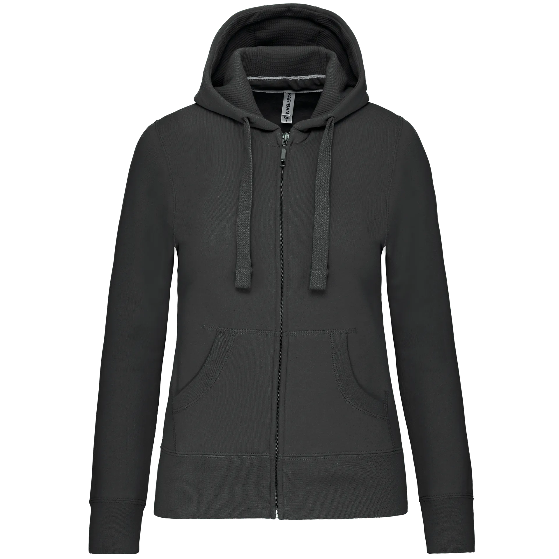 DAMEN KAPUZENSHIRT mit Reißververschluss