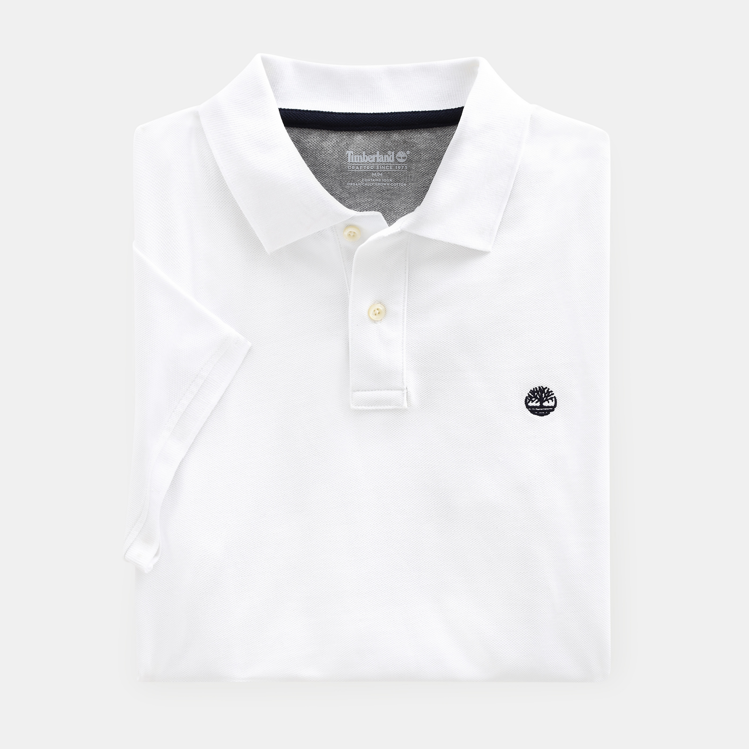 Polohemd mit kurzen Ärmeln aus biologischem Baumwoll-Piqué Millers River