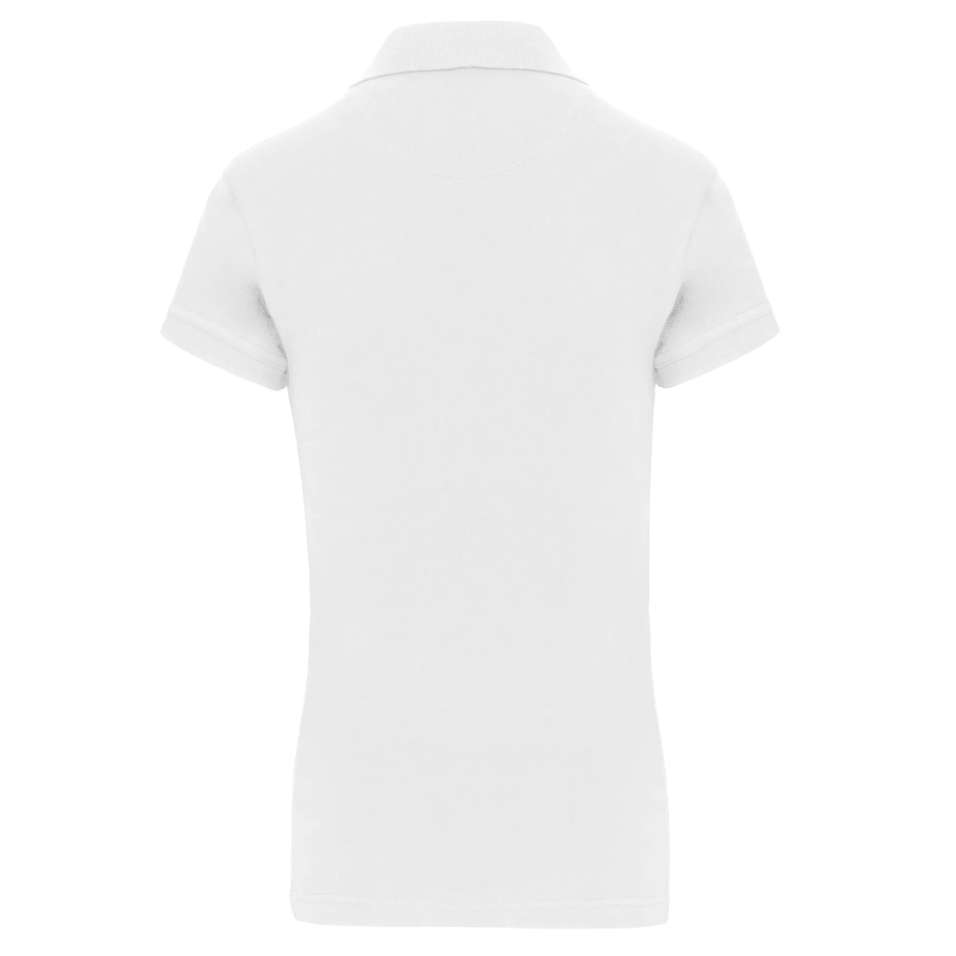 Kurzarm-Polohemd für Damen. Aus Baumwollpiqué