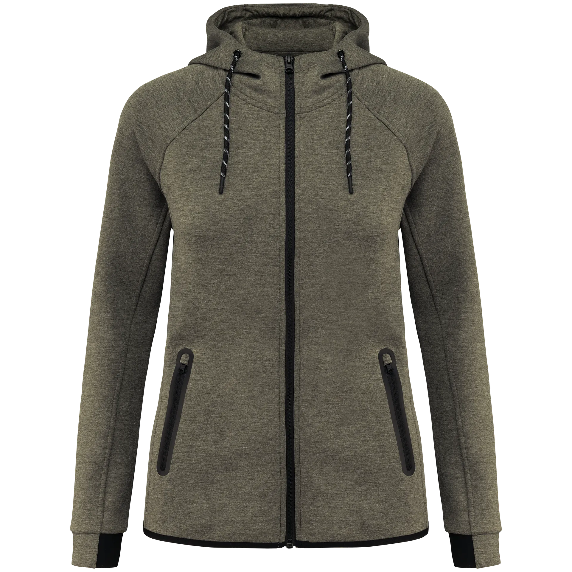 Damen-Funktions- performance Kapuzenjacke