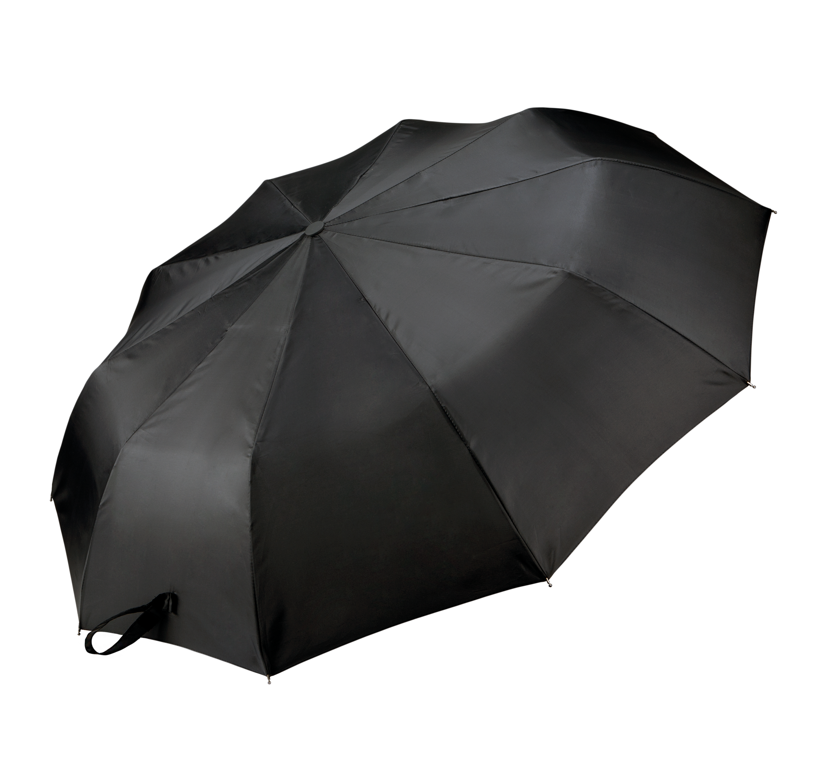 Klassischer Faltregenschirm mit J-griff