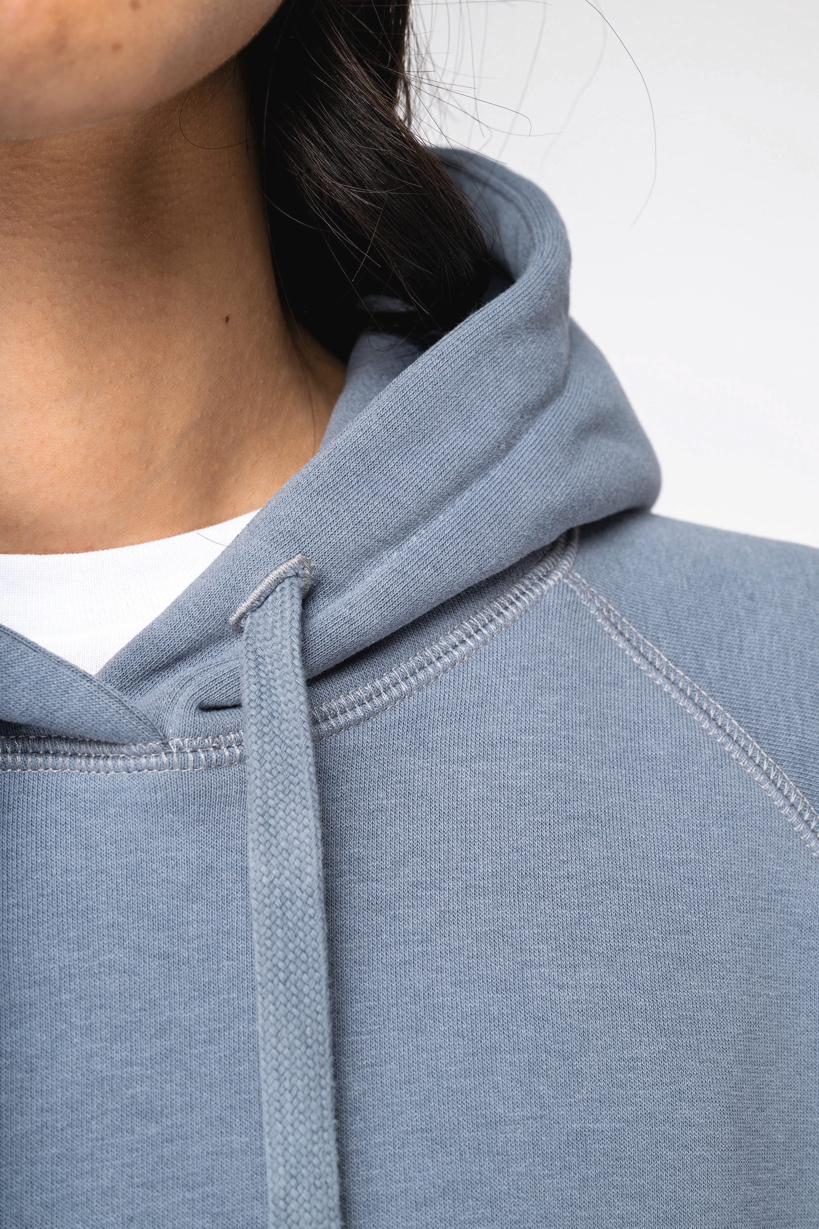 Umweltfreundliches Damen Kapuzensweatshirt Raglan