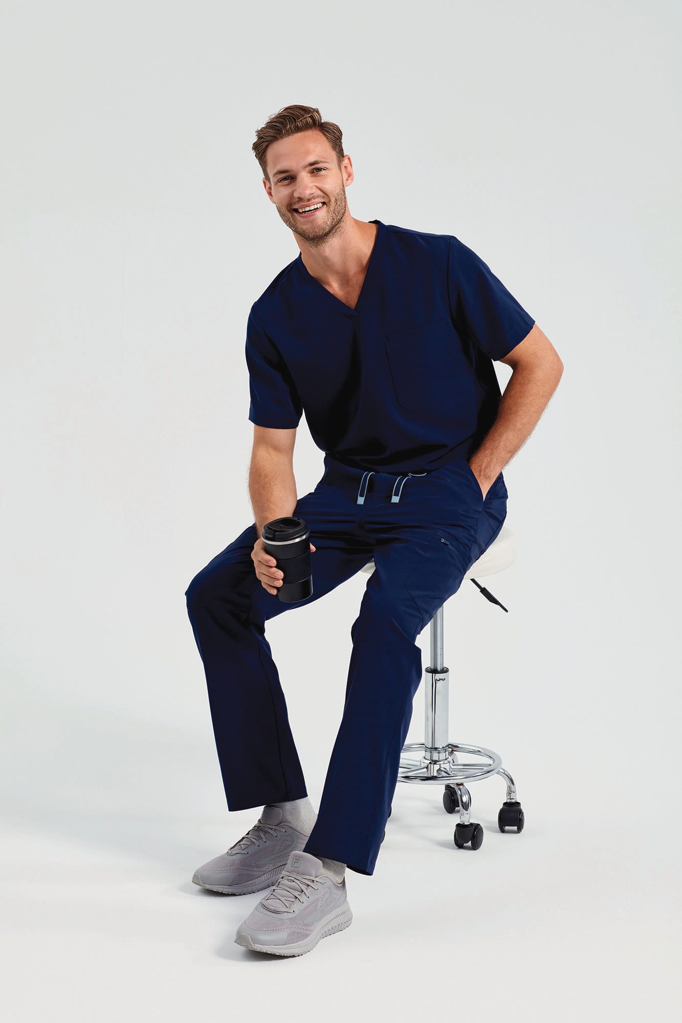 Stretch-Cargohose für Herren