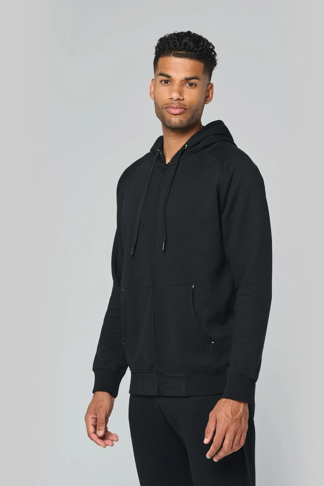 Unisex-kapuzenjacke mit zipper