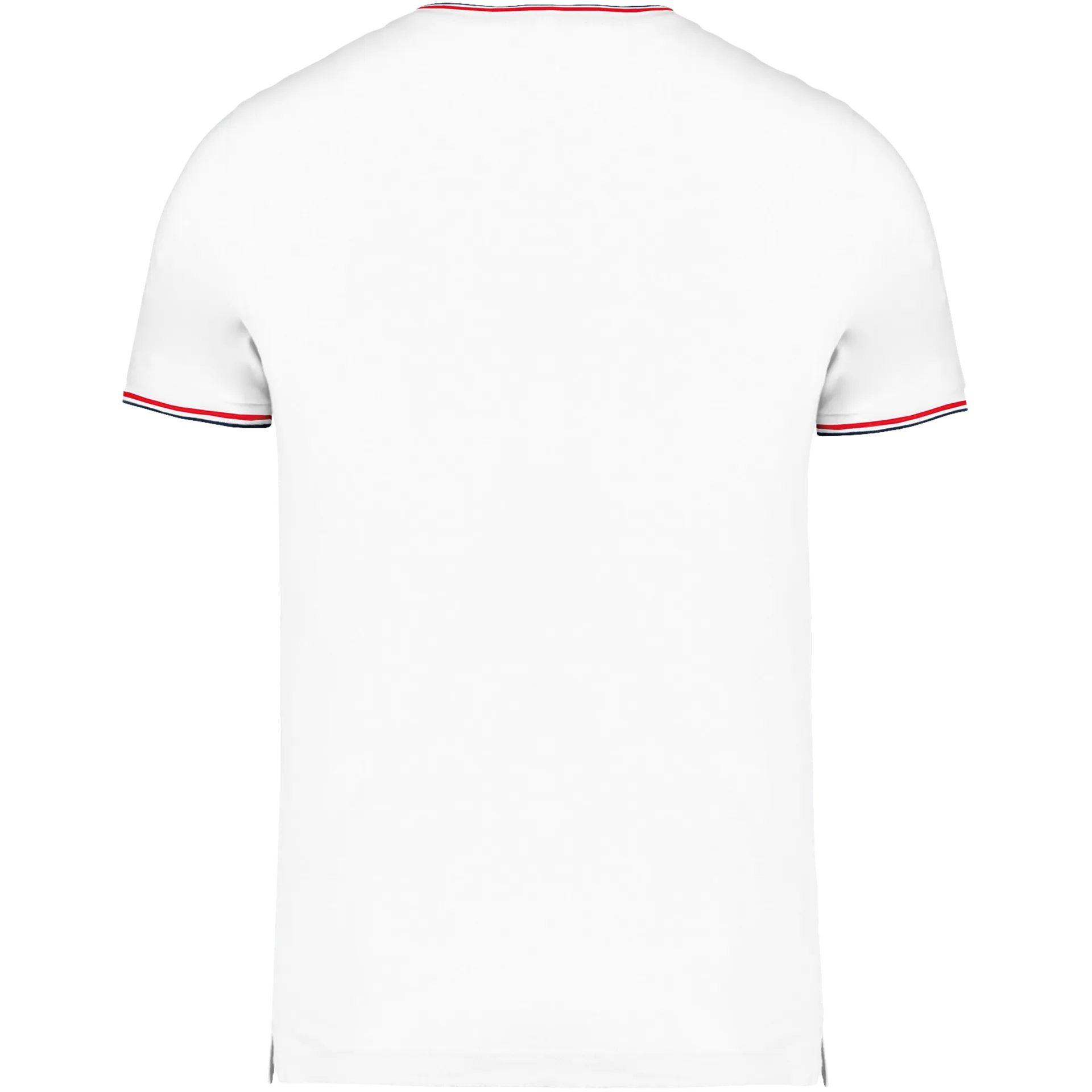 Herren T-Shirt aus Piqué-Trikot mit V-Ausschnitt