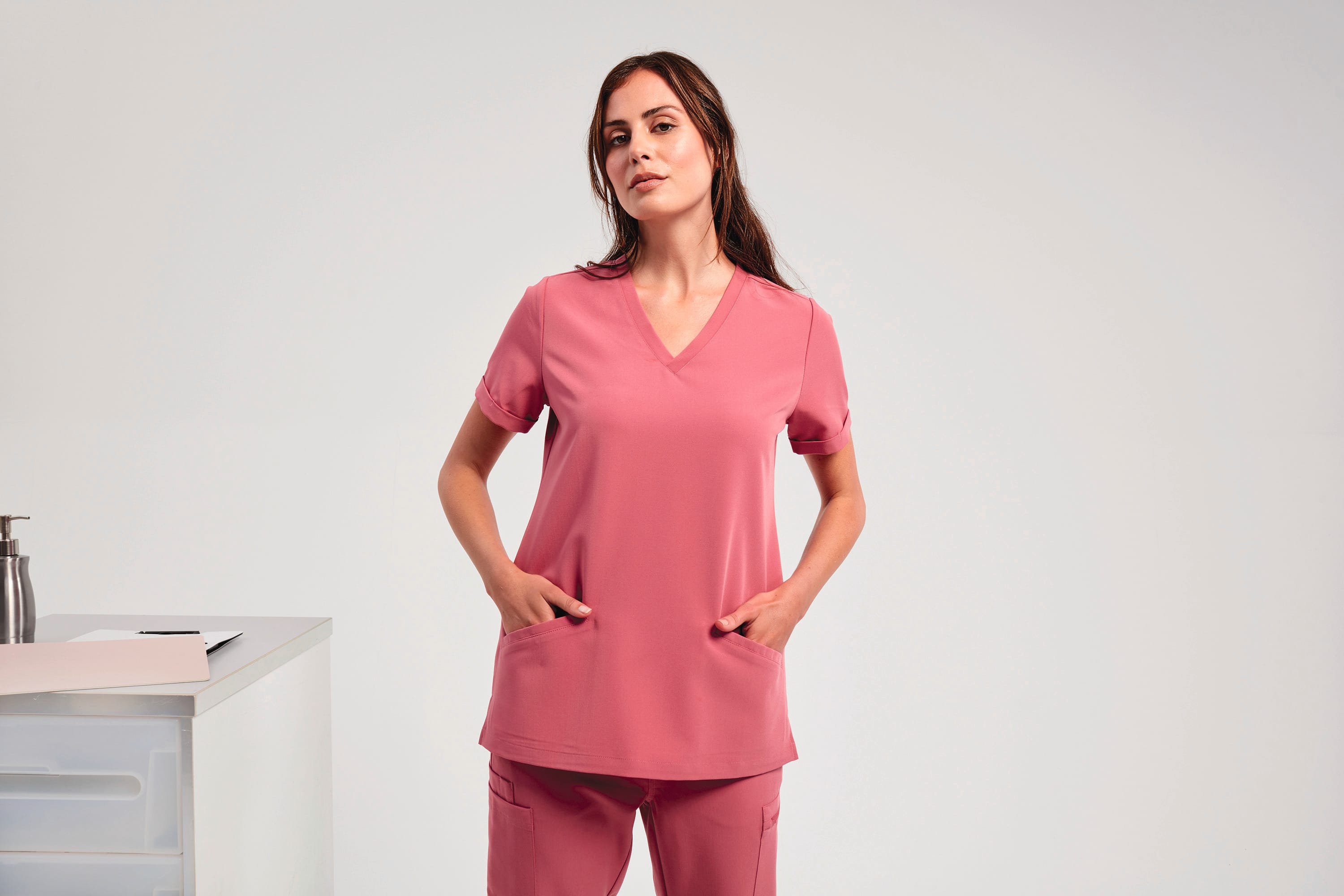 Tunika mit Stretchanteil und kurzen Ärmeln, Damen Tunika mit Stretchanteil und kurzen Ärmeln, Damen