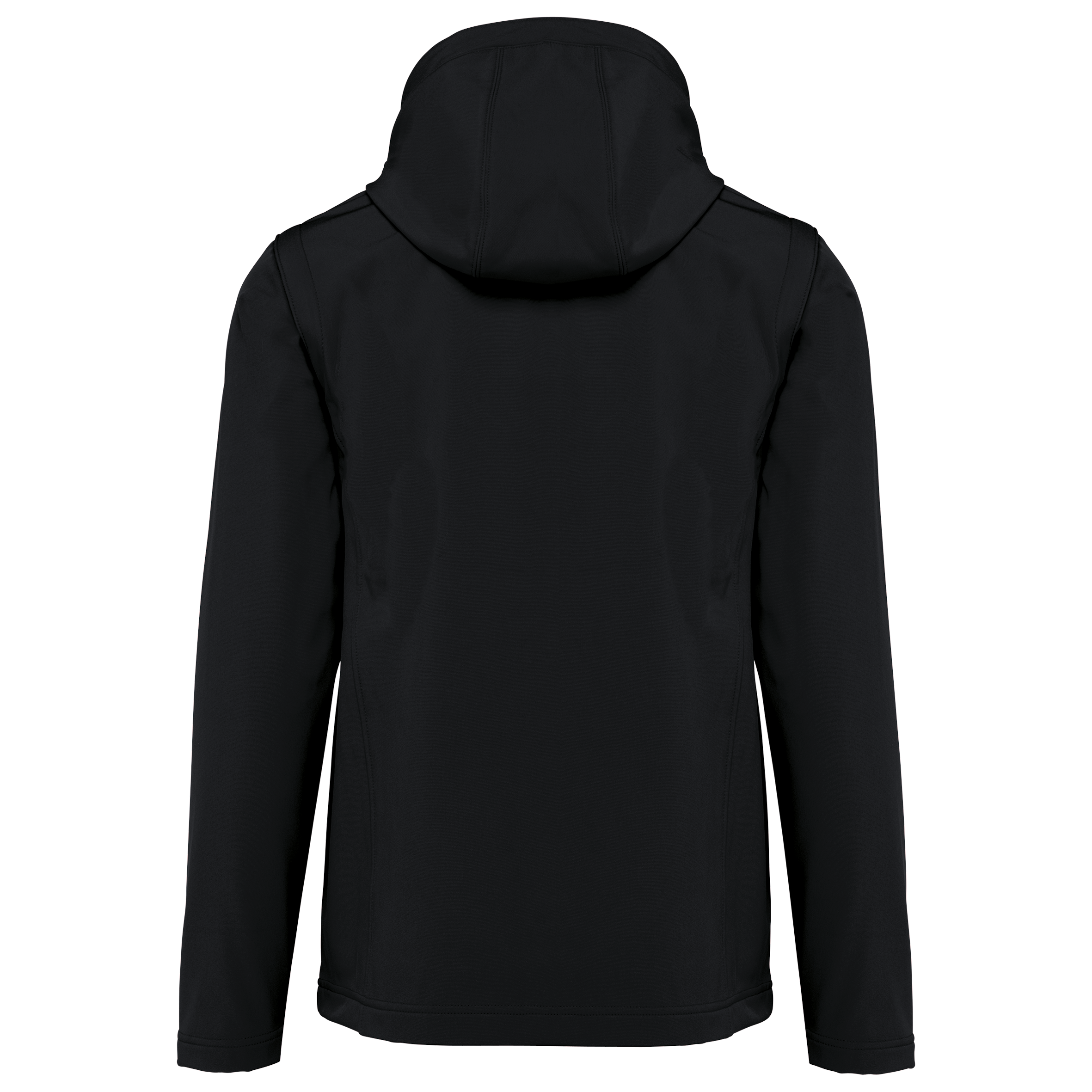 3-lagige Unisex-Softshell-Jacke mit Kapuze und abnehmbaren Ärmeln