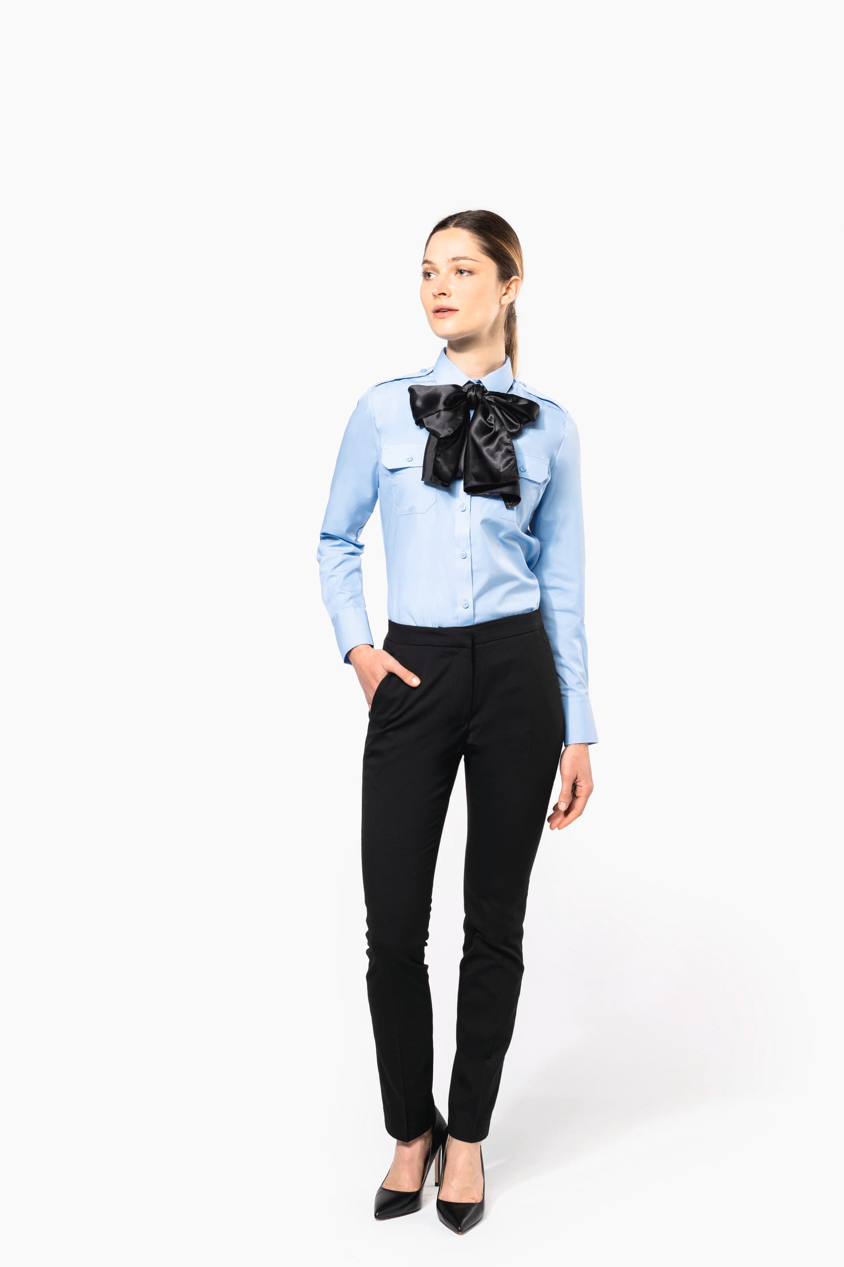 Langarm-Pilotenhemd für Damen