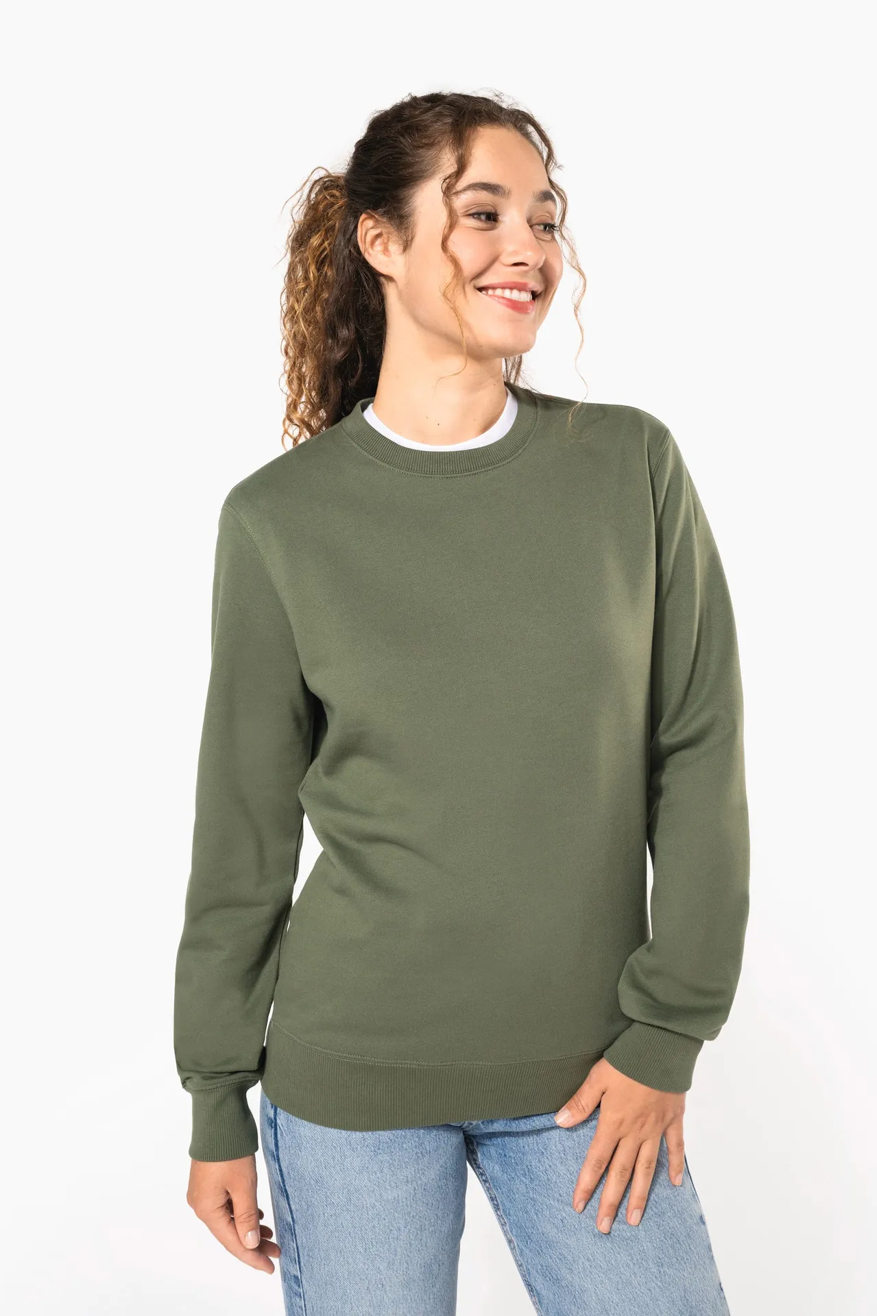 Recyceltes Unisex-Sweatshirt mit Rundhalsausschnitt