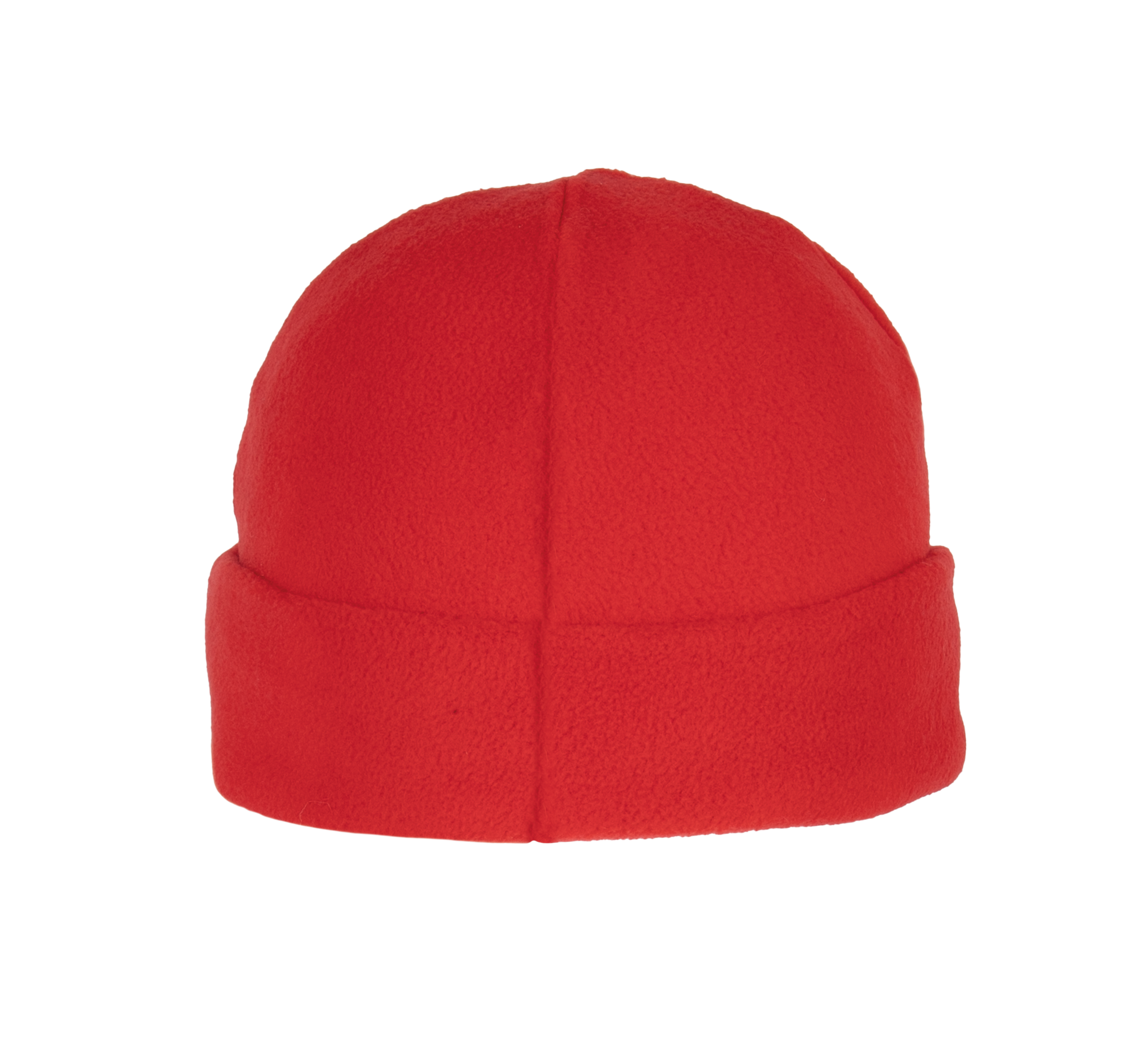 Recycelte Mütze aus Mikrofleece mit Umschlag
