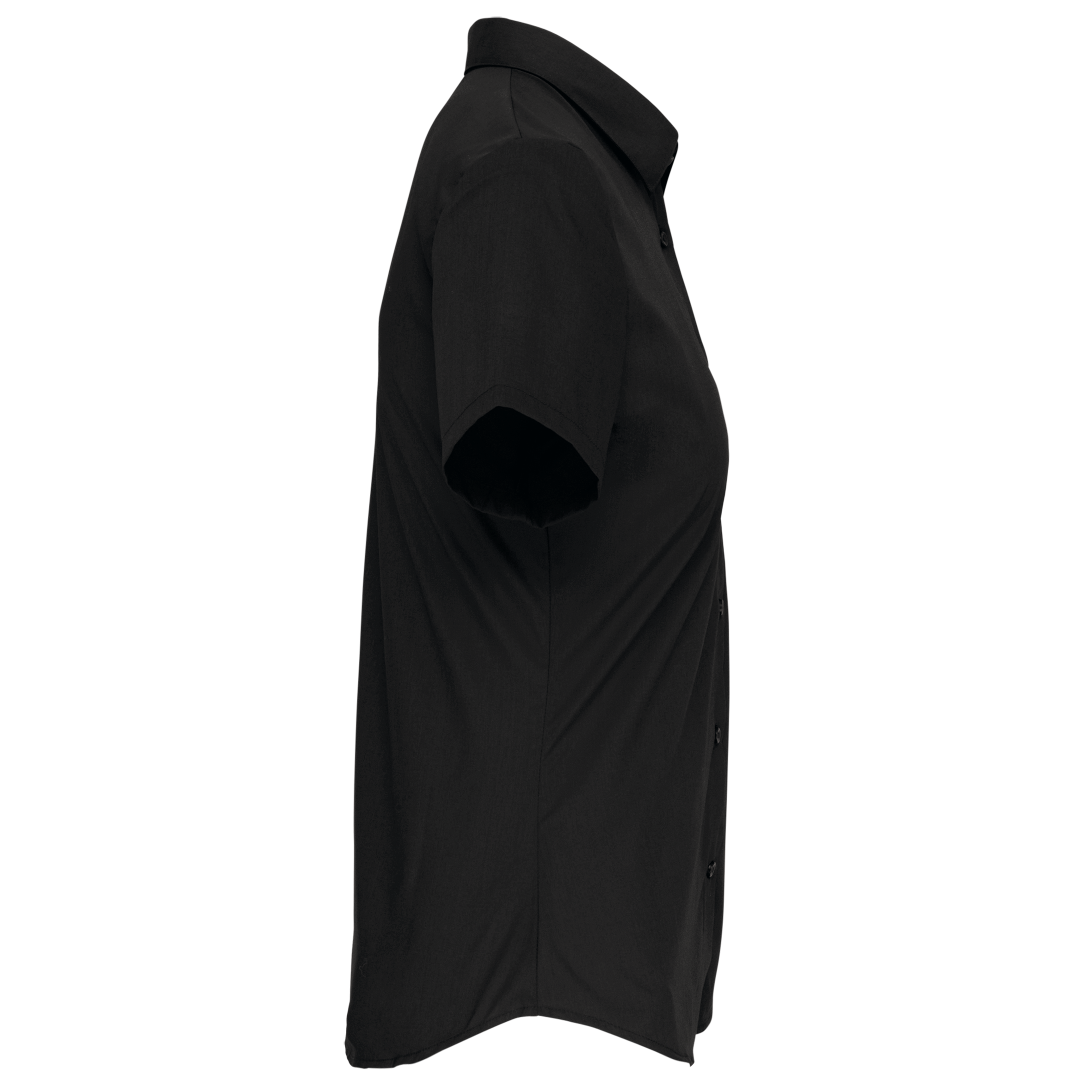 Damen Popelinebluse Kurzarm