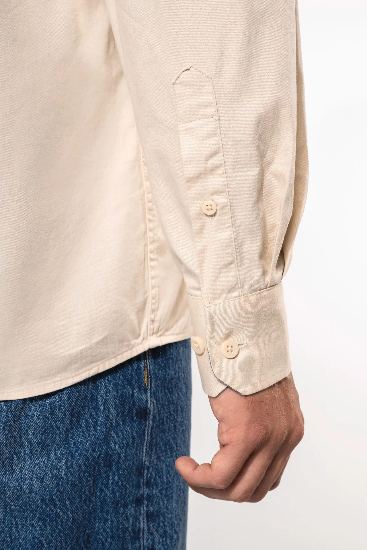 Langarm-Baumwollhemd Nevada für Herren