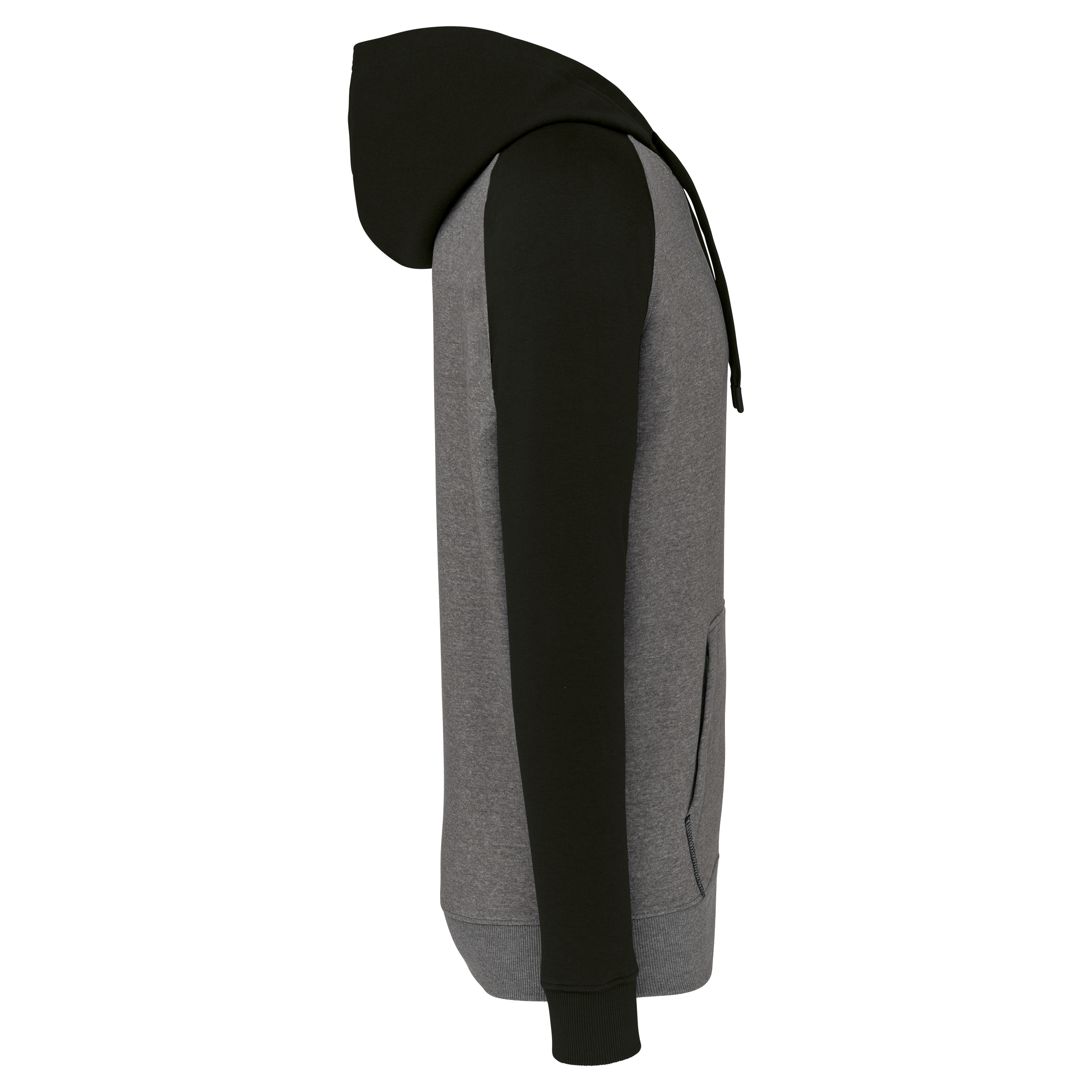 Zweifarbiges Kapuzensweatshirt für Erwachsene