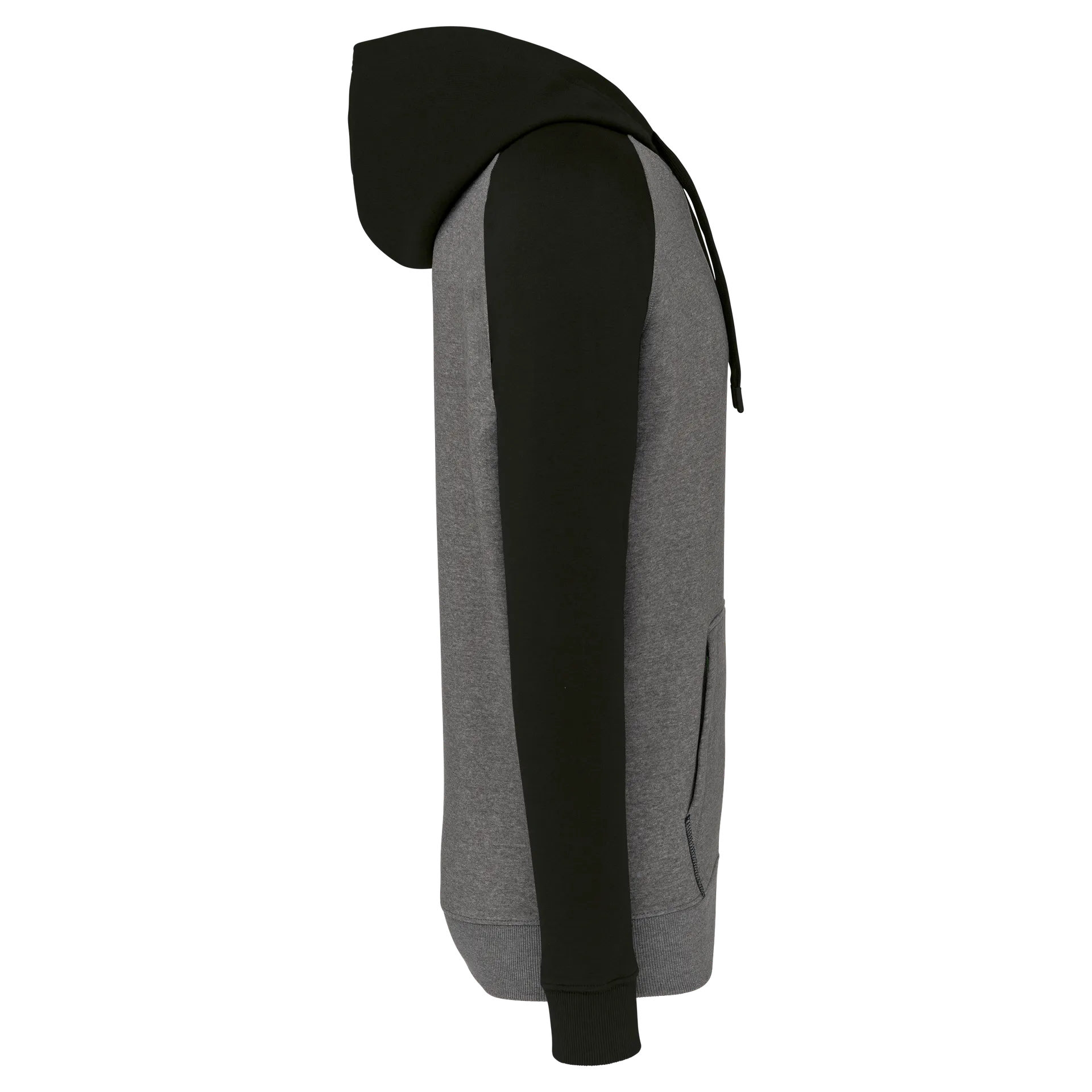 Zweifarbiges Kapuzensweatshirt für Erwachsene