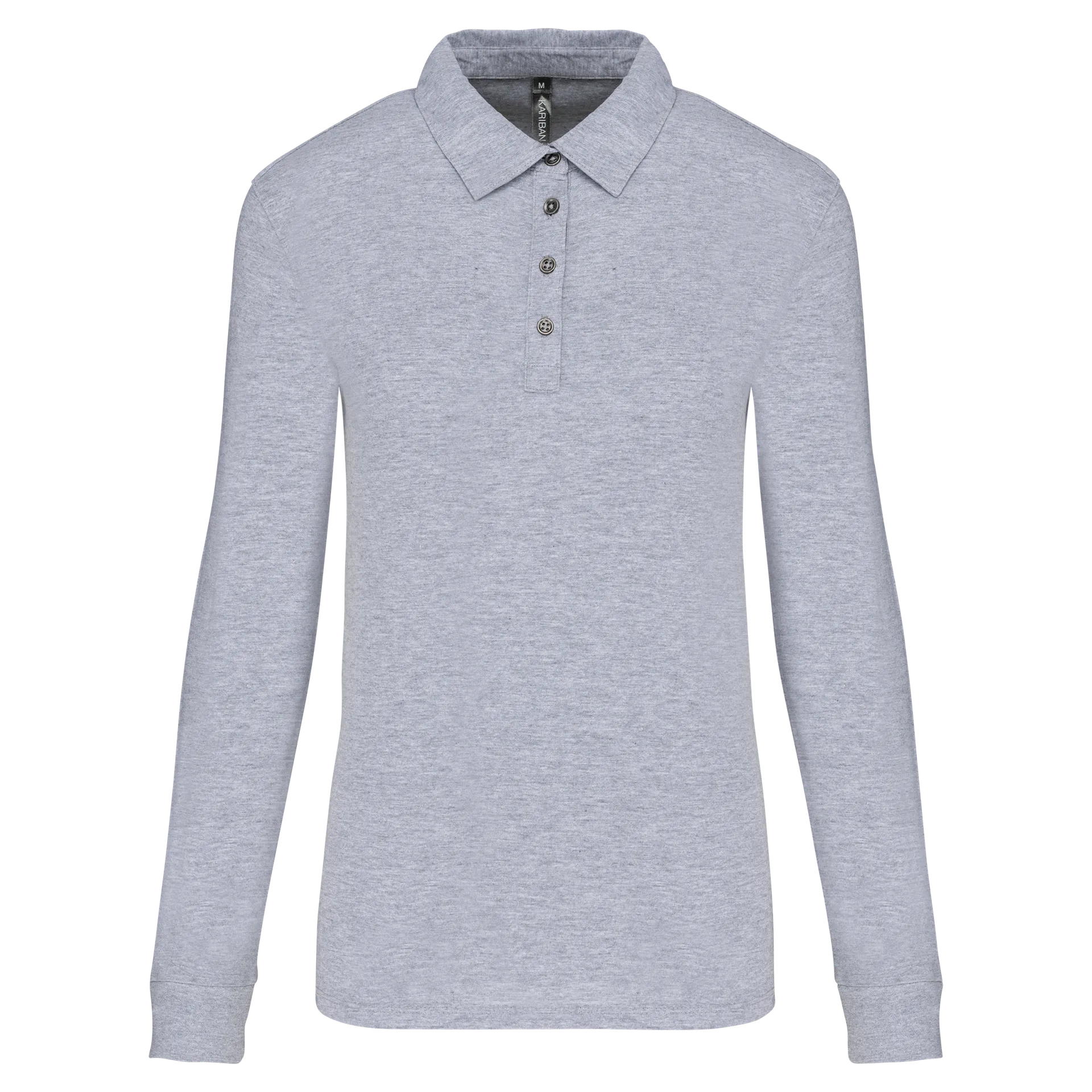 Langarm-Polohemd für Damen aus Jersey