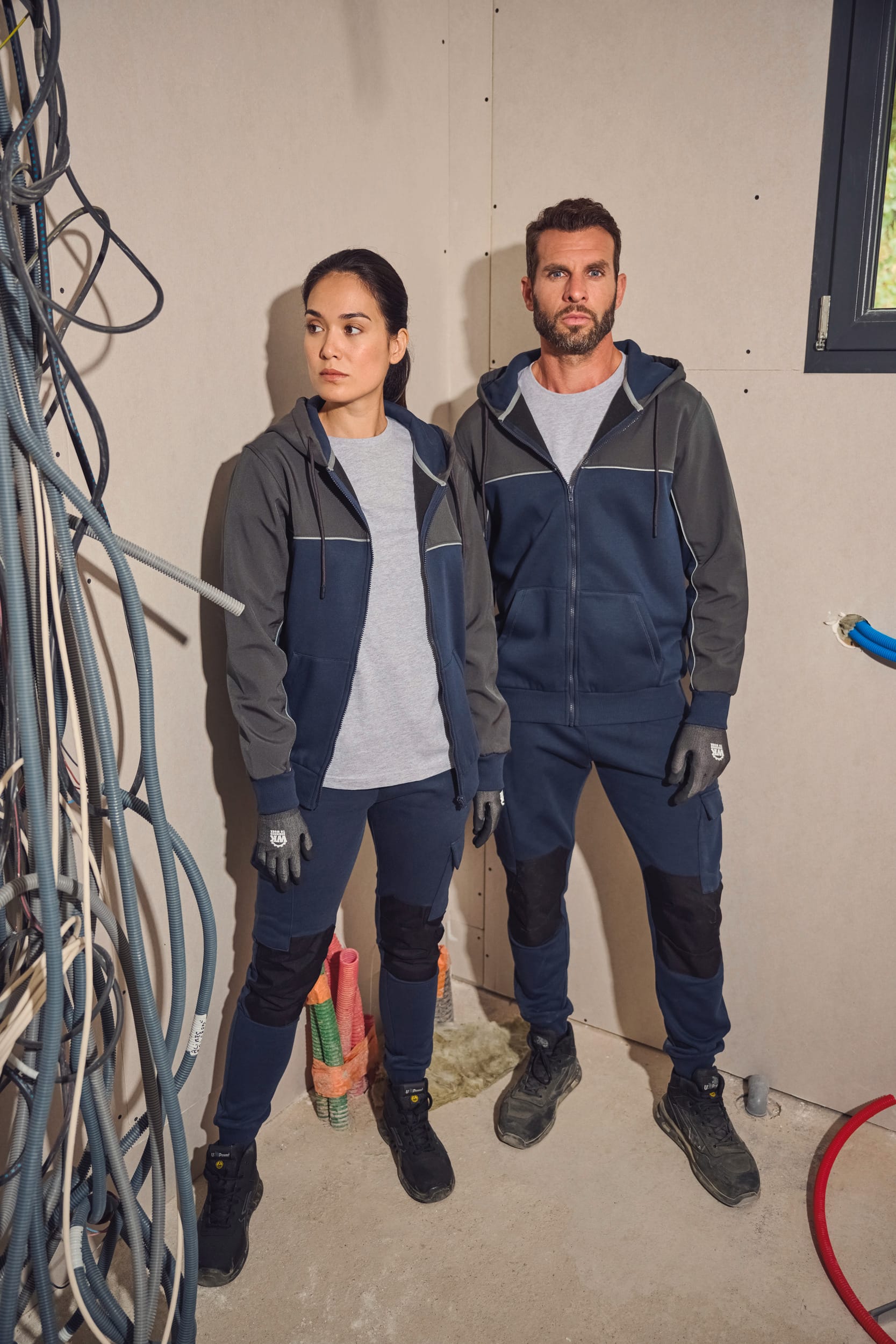 Umweltfreundliche Molton-Cargo-Hose für Herren