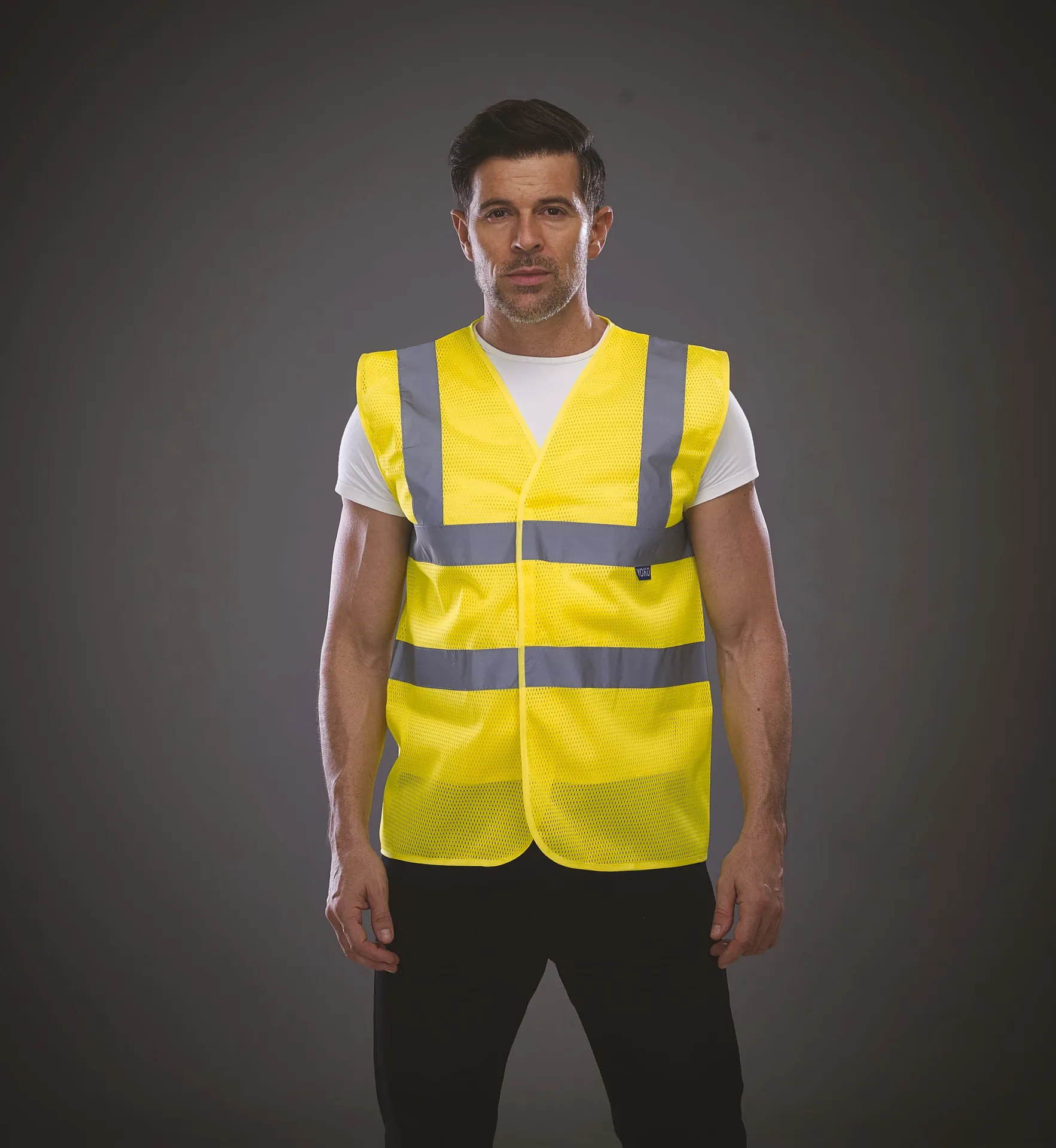 Hi-Vis recycled Open Mesh Waistcoat