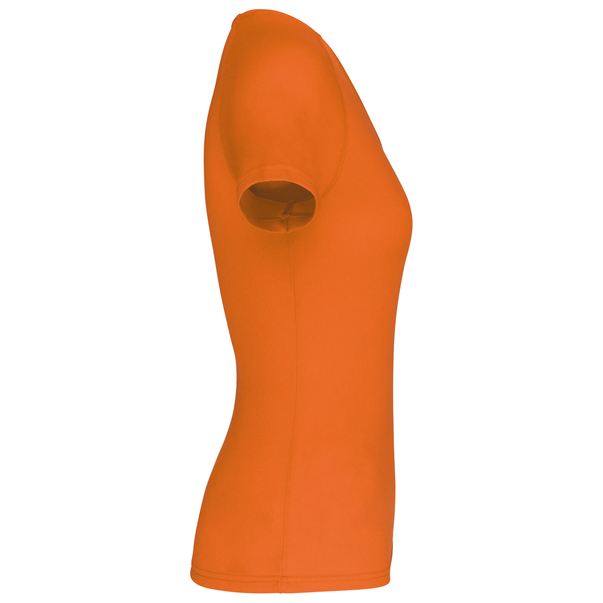 Damen Kurzarm-Sportshirt mit V-Ausschnitt