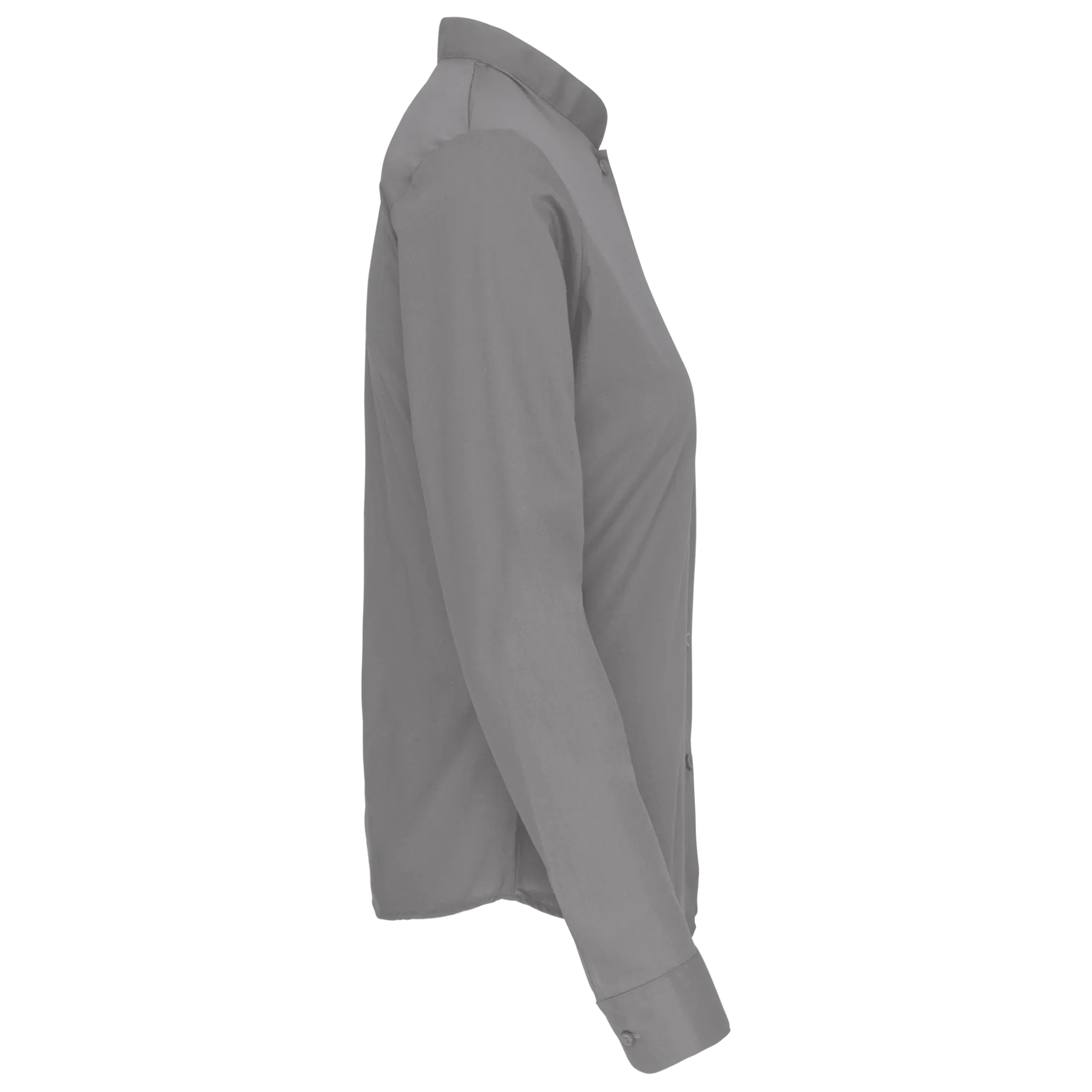 Damen hemdbluse mao-kragen langarm