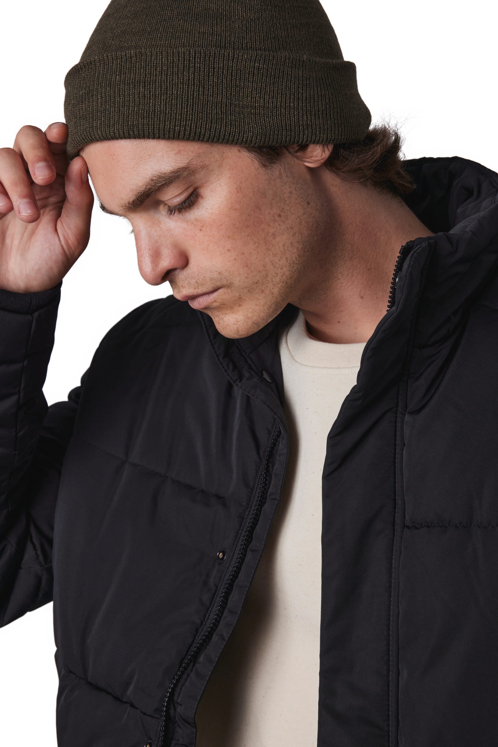 Recycelte Mütze mit Patch Thinsulate-Futter