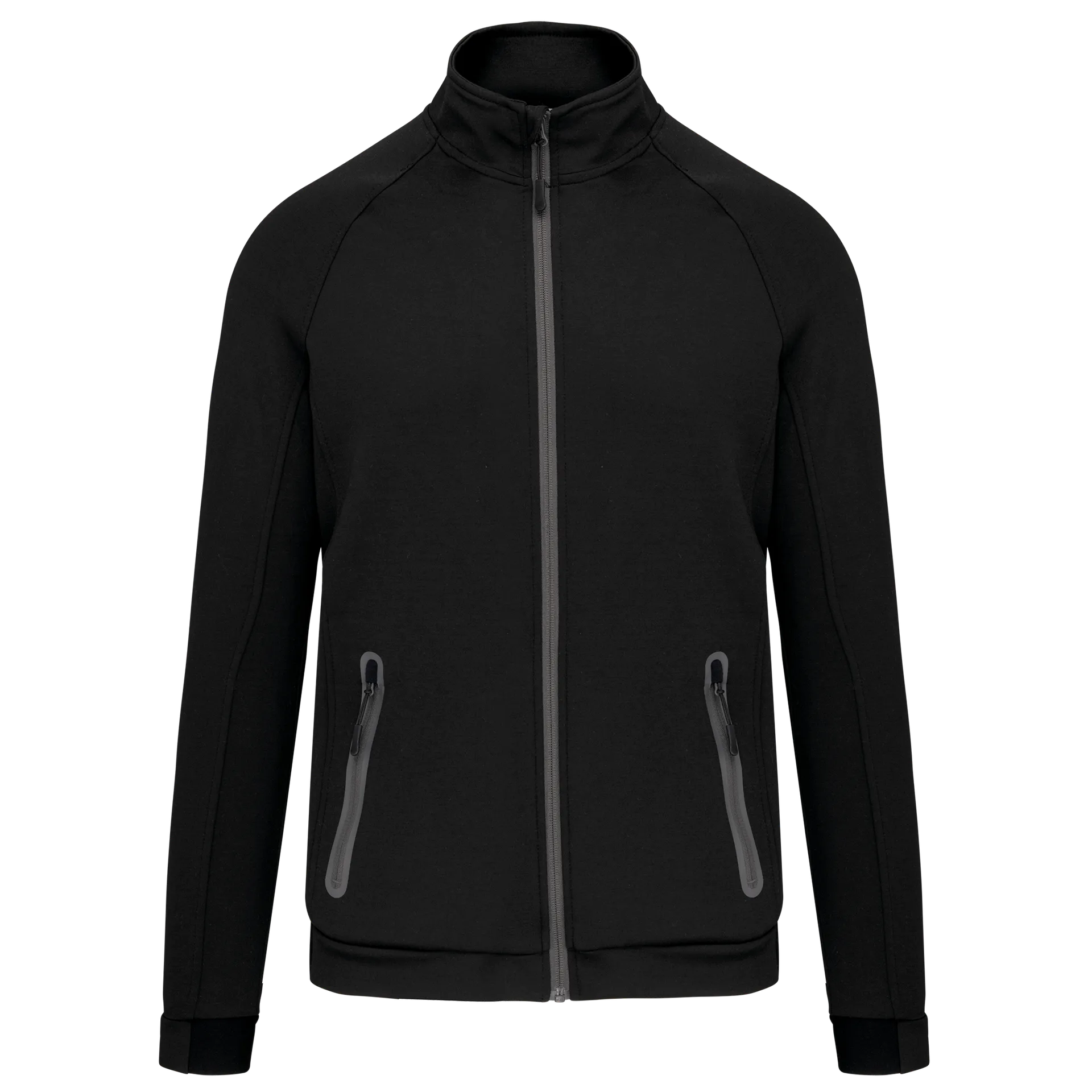 Jacke mit hochgeschlossenem Kragen
