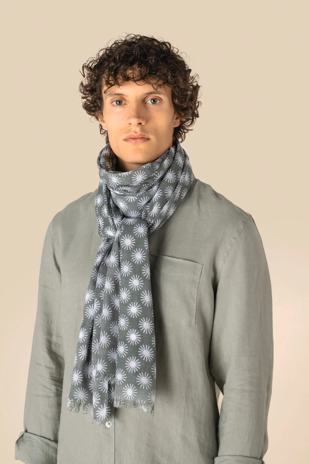 Gemustertes Unisex-Schal