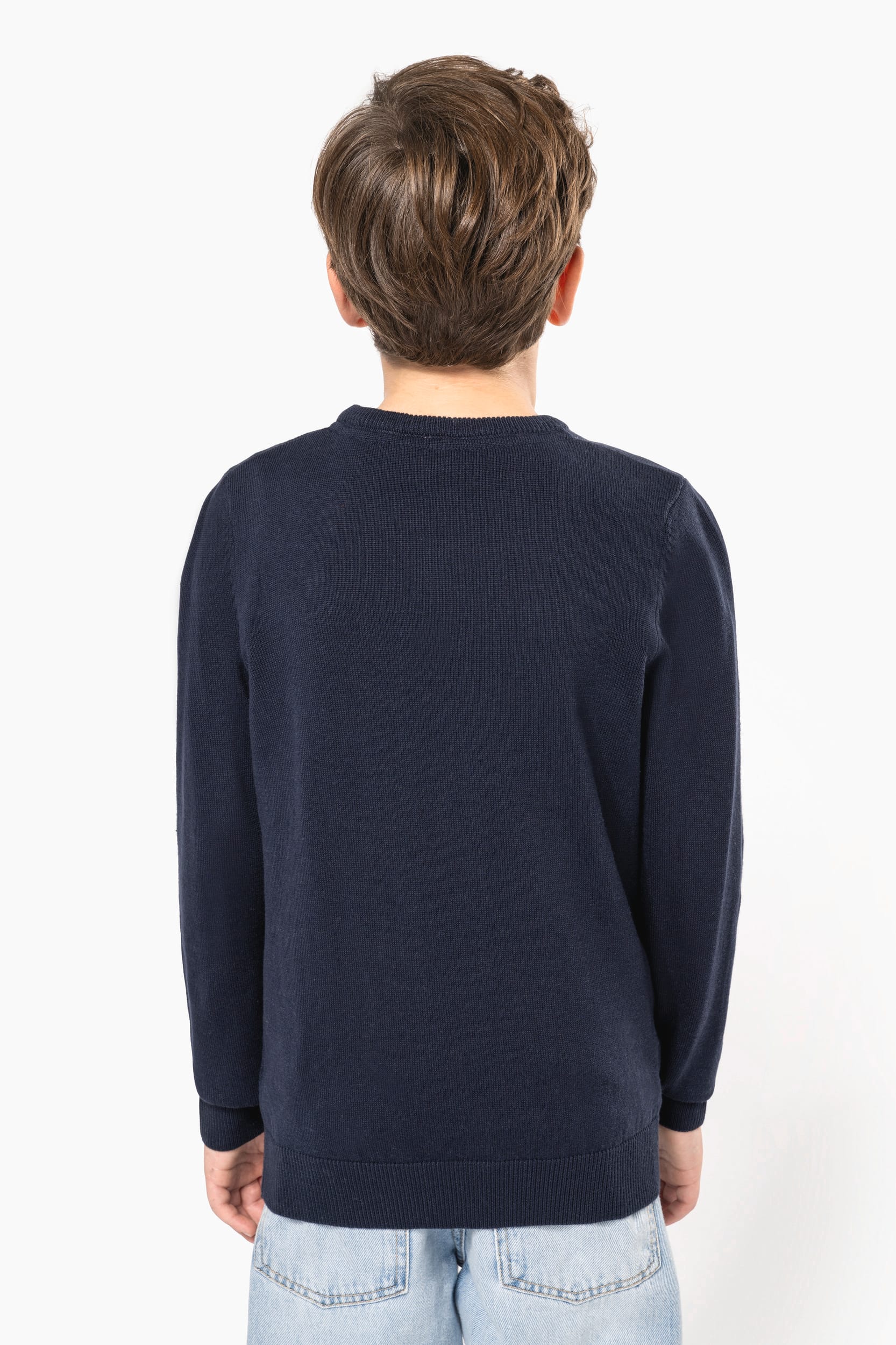 Kinder-Pullover mit V-Ausschnitt