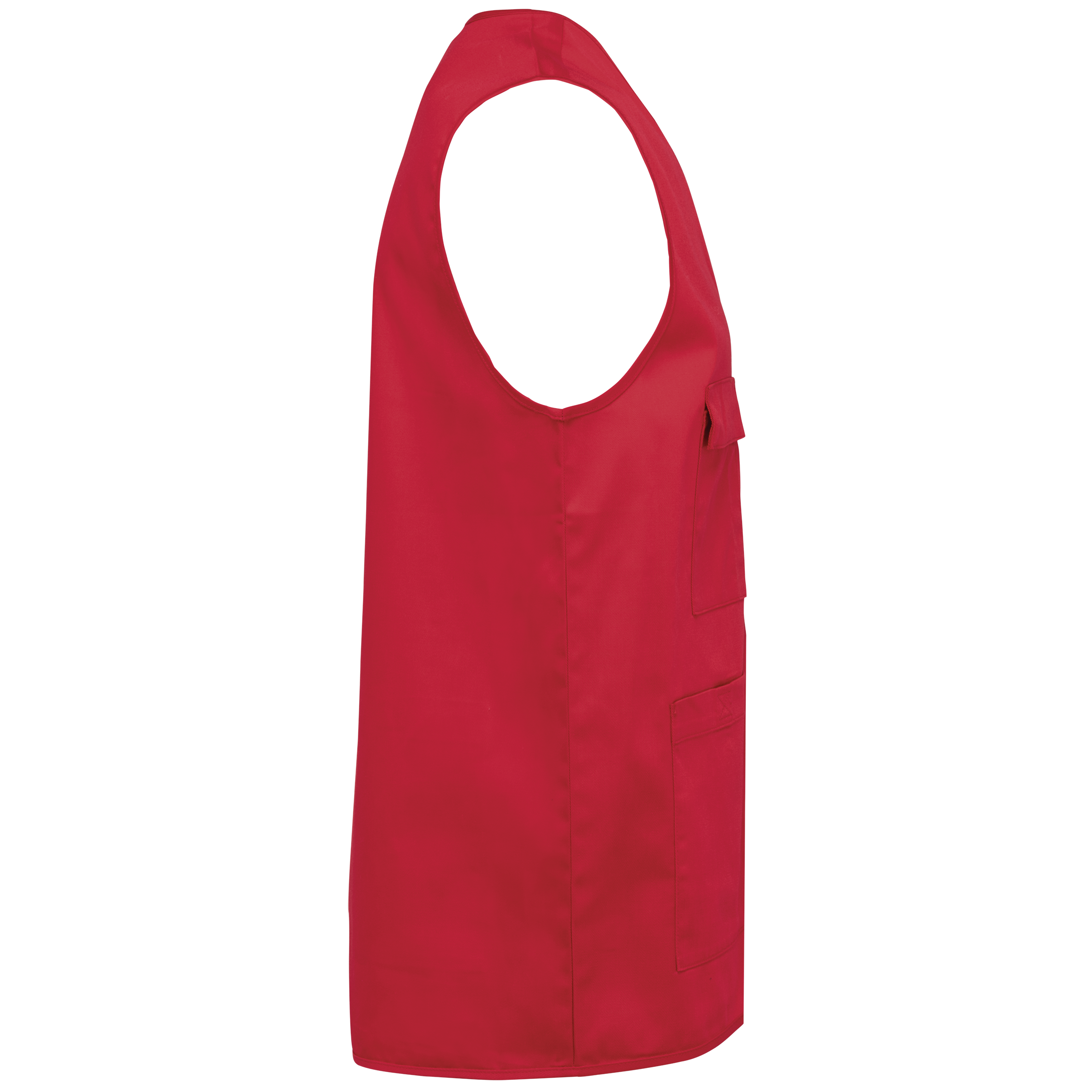 Unisex-Weste aus  Baumwollpolyester mit mehreren Taschen