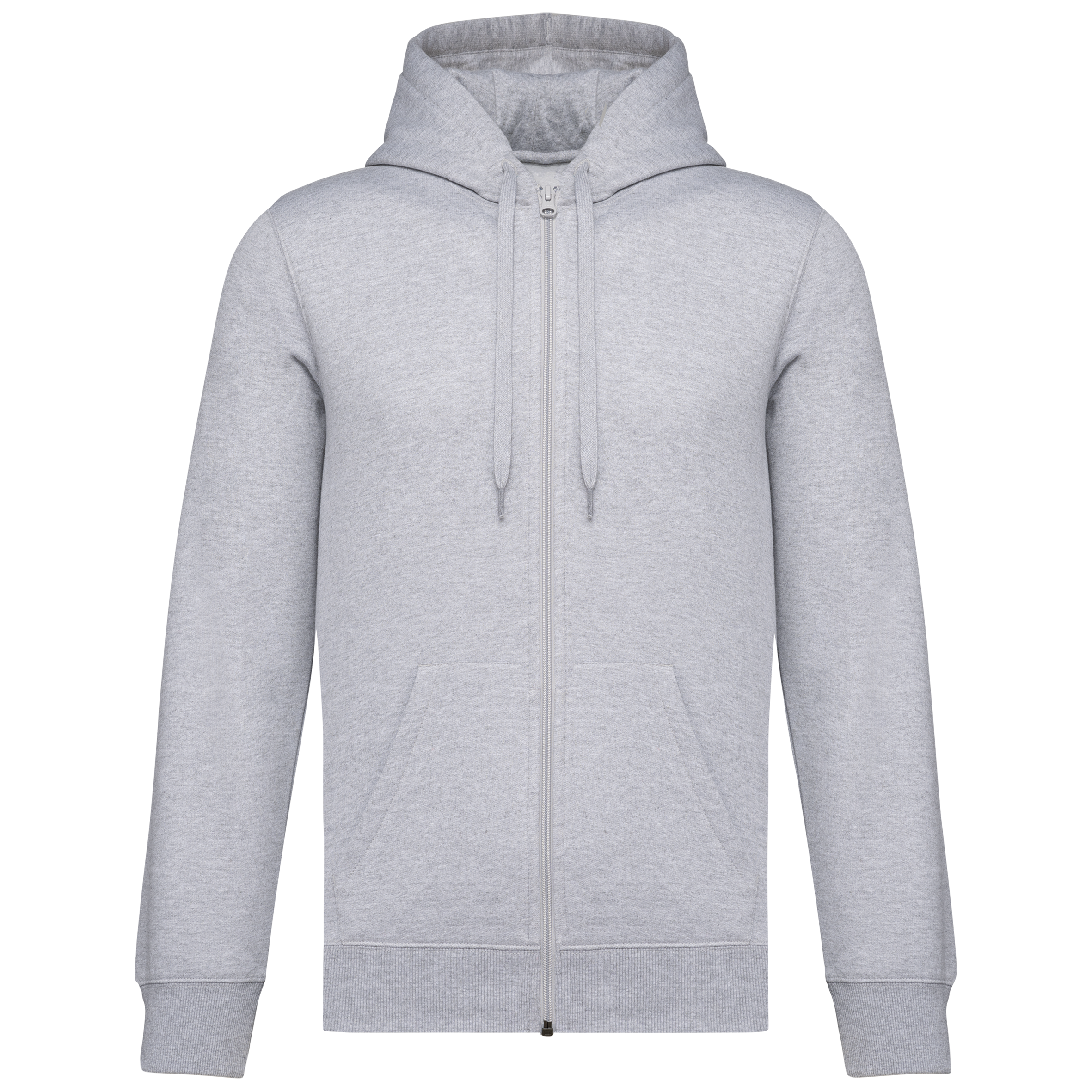 Recyceltes Unisex-Sweatshirt mit Reißverschluss und Kapuze