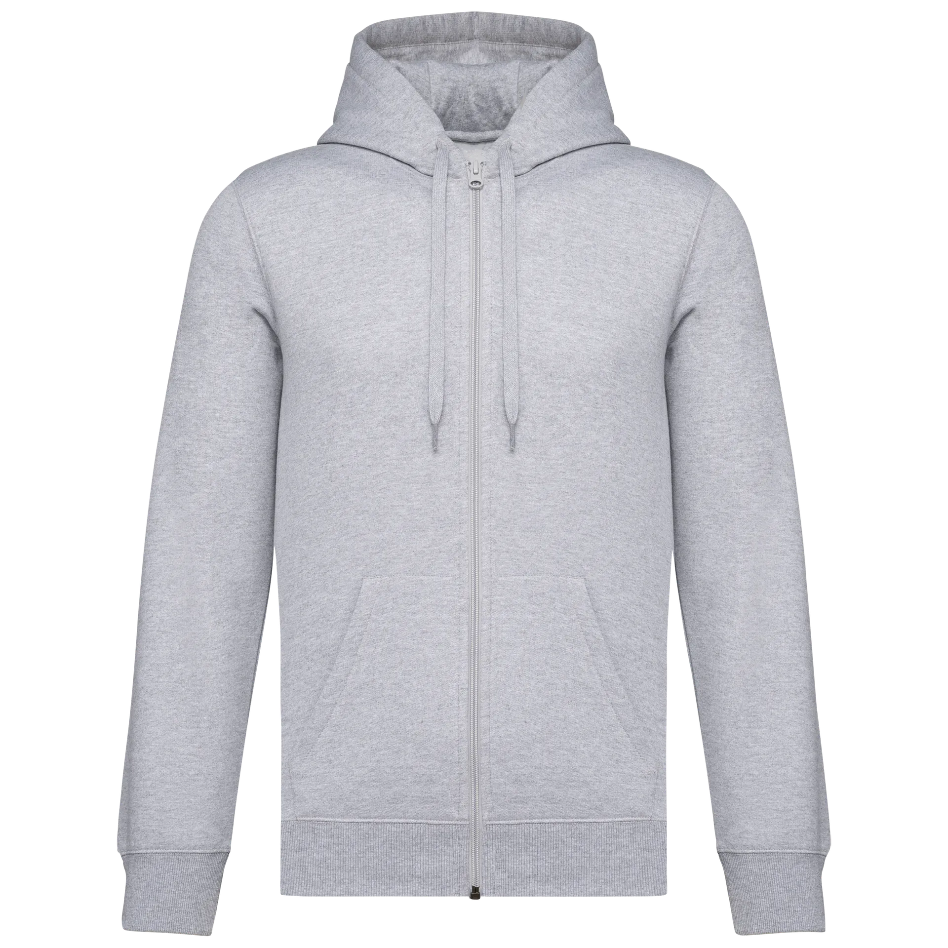 Recyceltes Unisex-Sweatshirt mit Reißverschluss und Kapuze