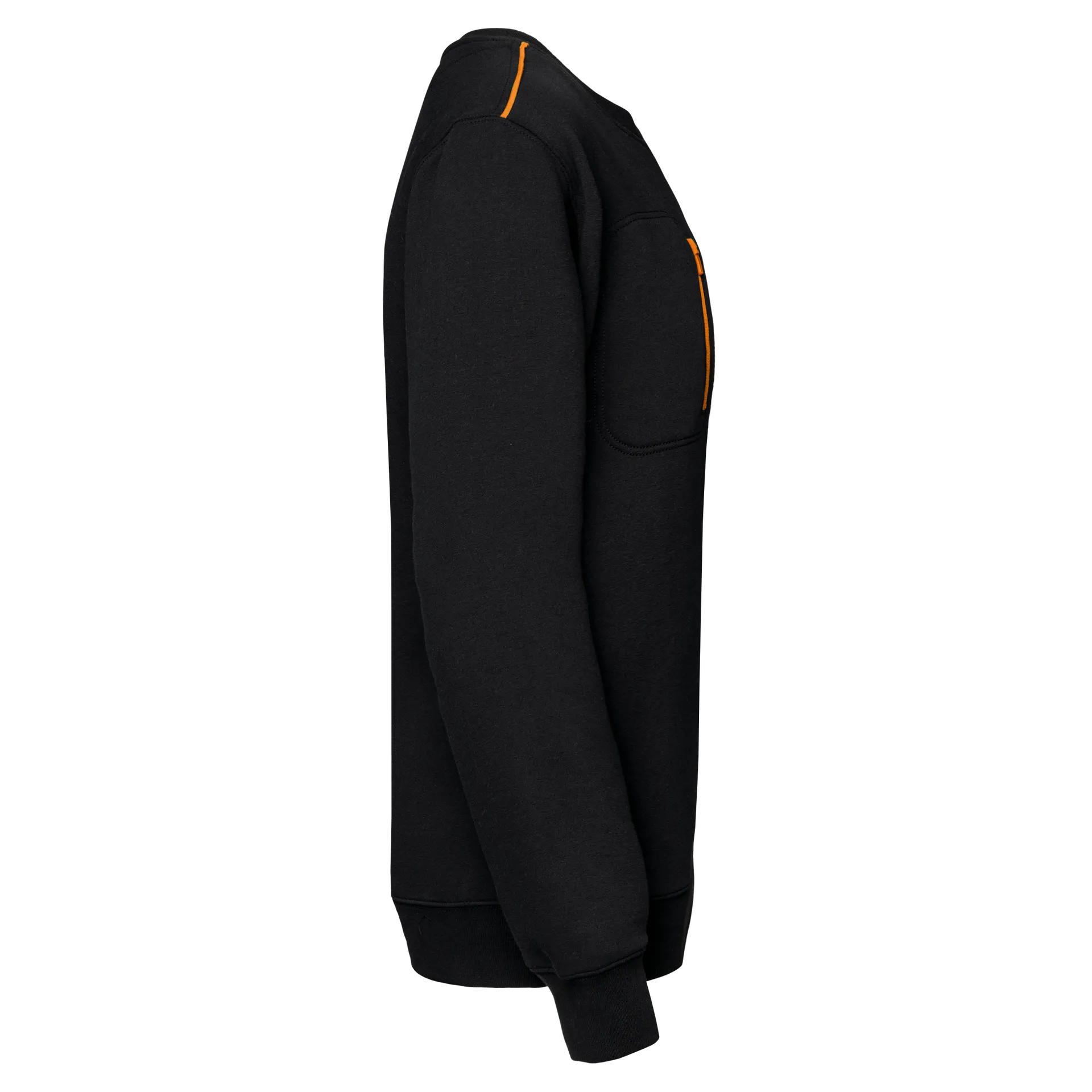 Day To Day Unisex-Sweatshirt mit kontrastfarbener zip Tasche