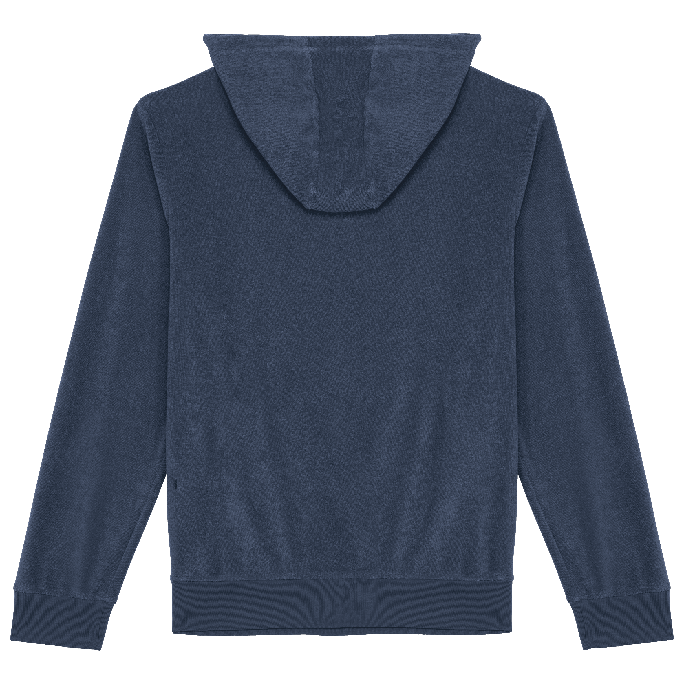 Umweltfreundliches Kapuzensweatshirt aus Frottee mit Reißverschluss für Herren