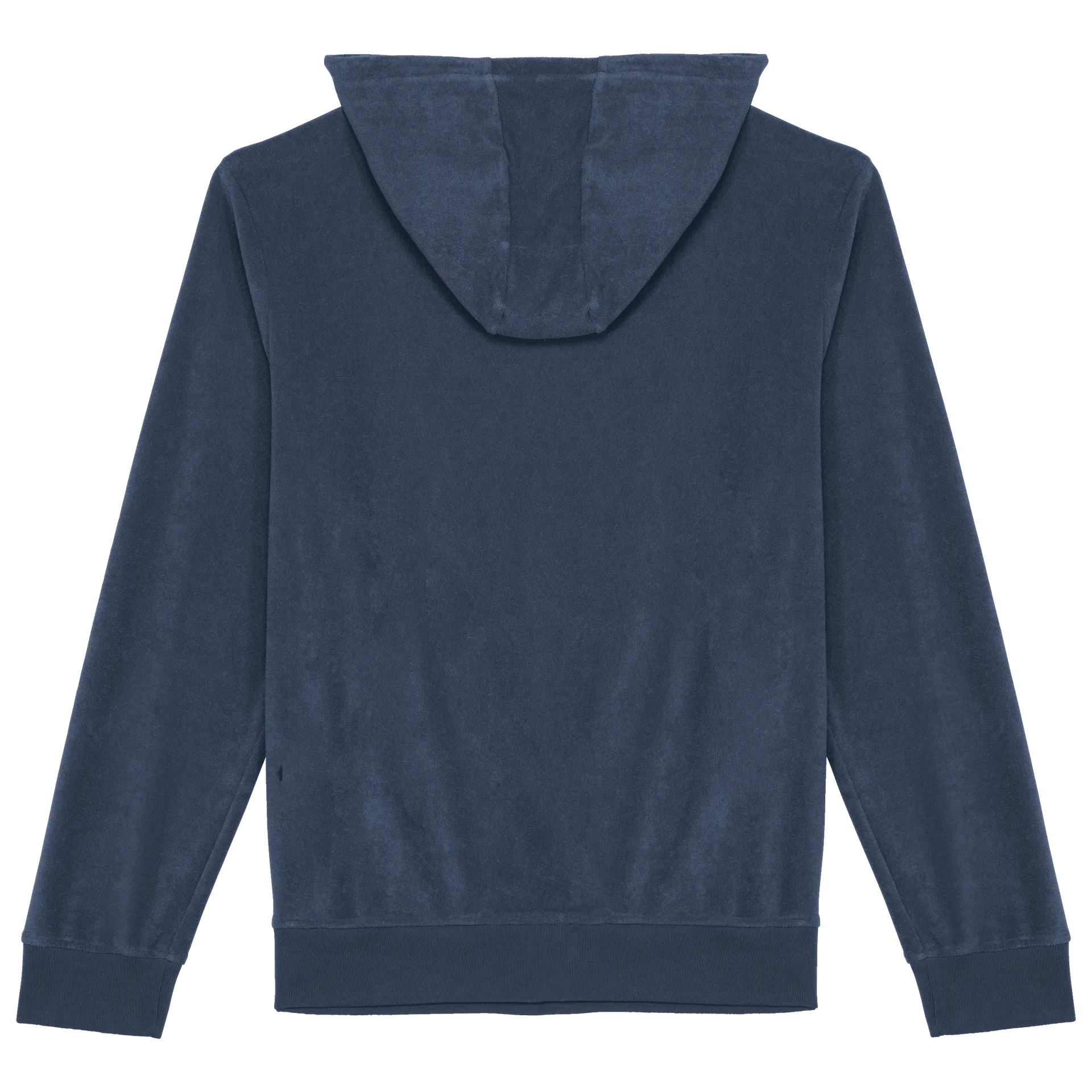 Umweltfreundliches Kapuzensweatshirt aus Frottee mit Reißverschluss für Herren