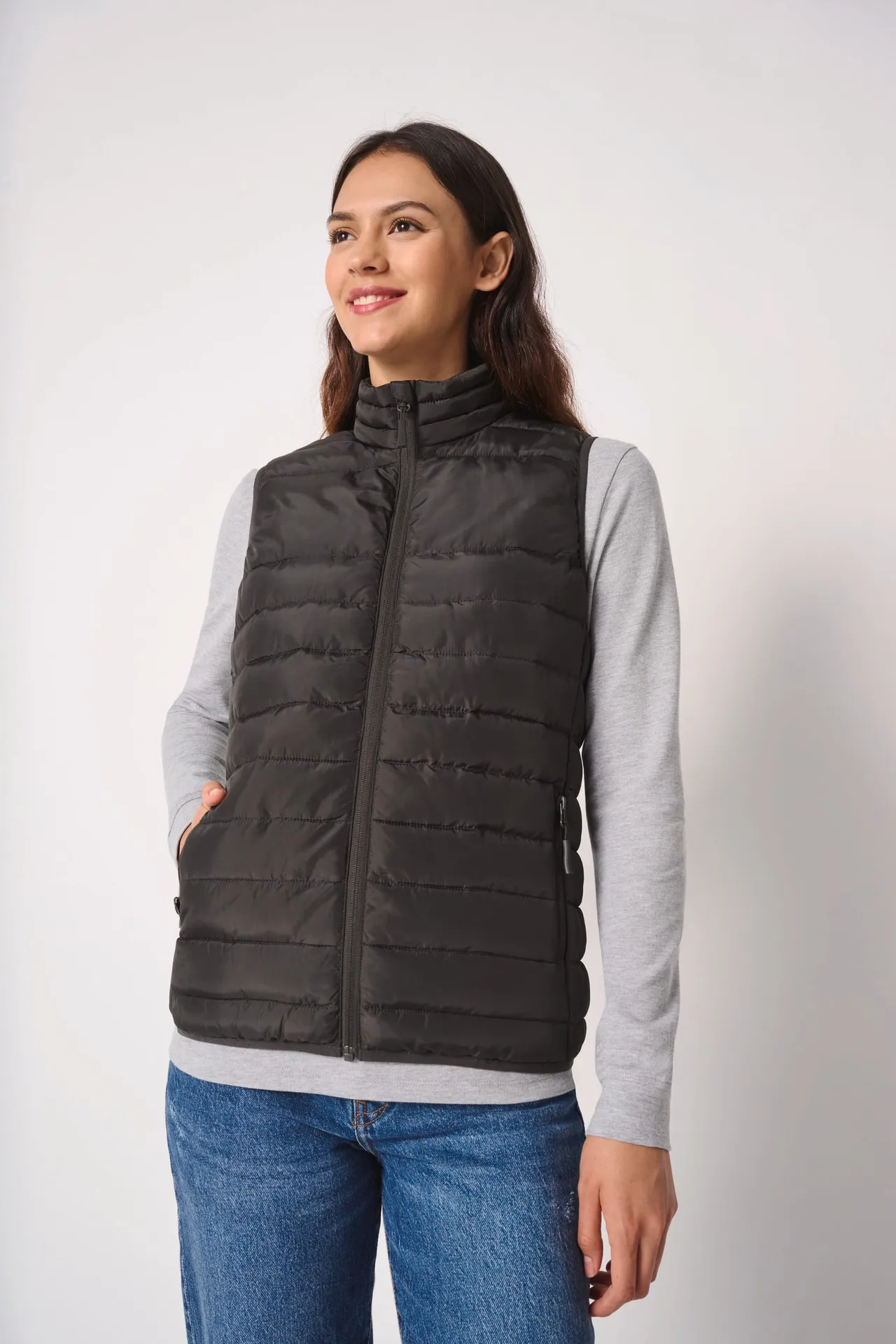 Damen gestepptes Bodywarmer