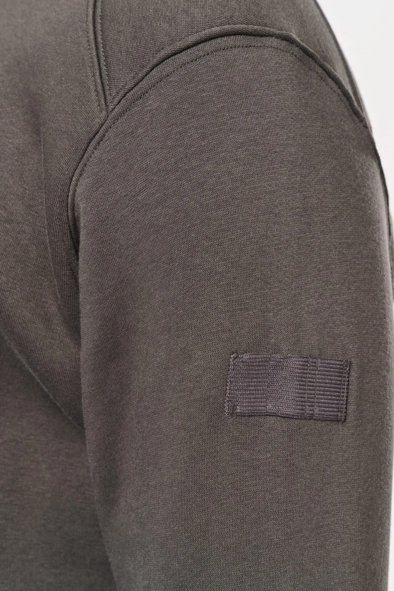 Sweatshirt mit Polokragen