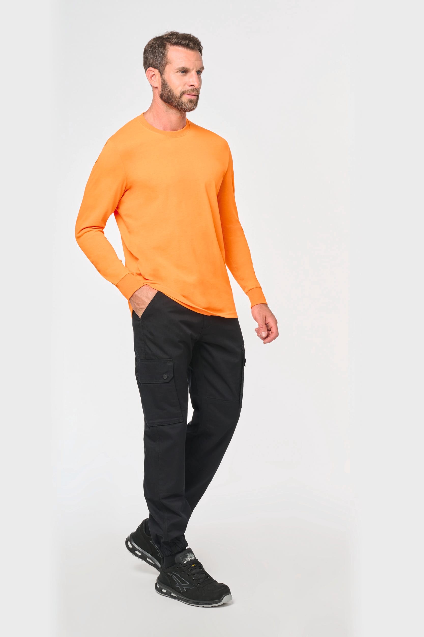 Unisex-Cargo-Hose mit elastischem Saum