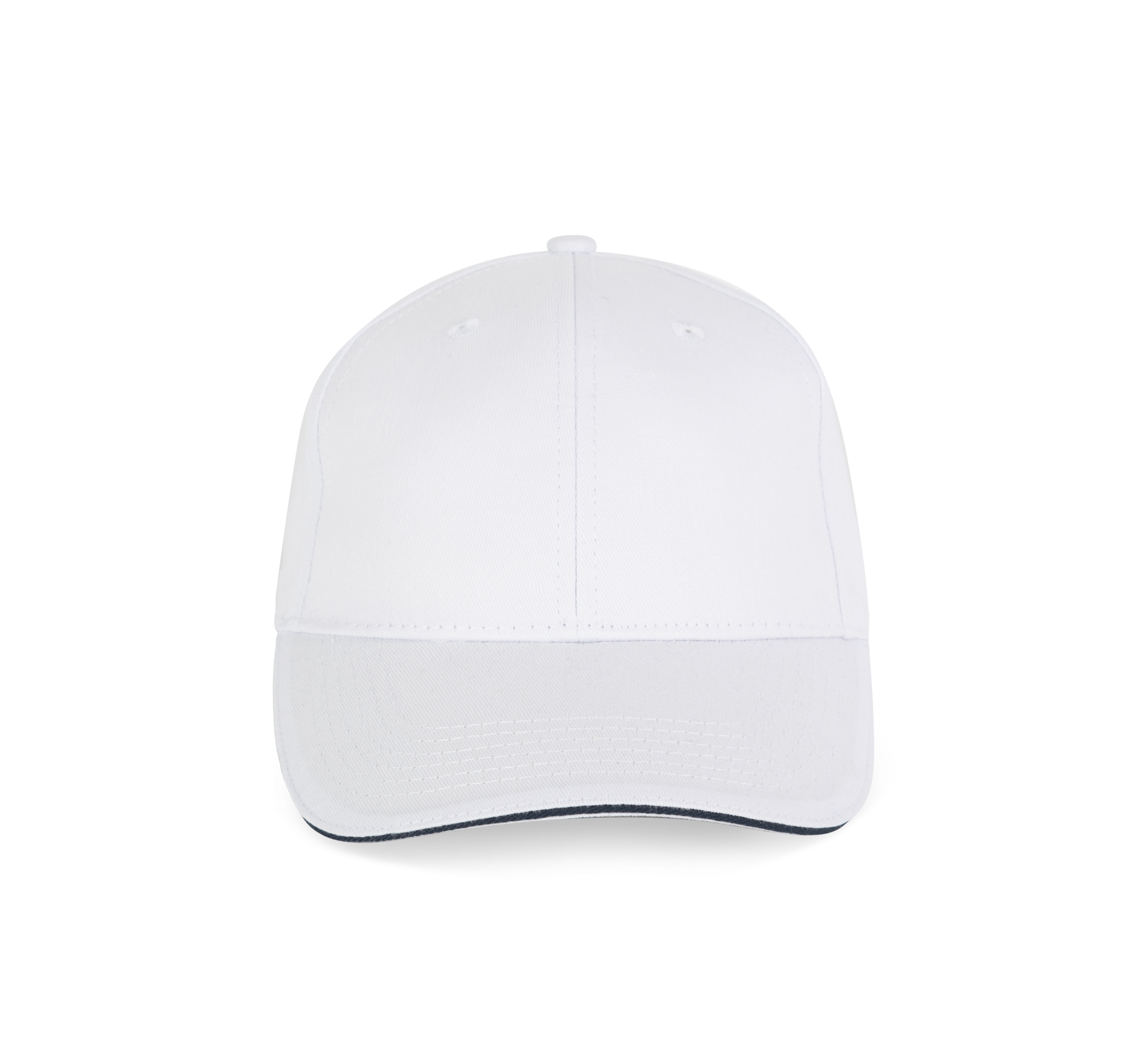 6-Panel-Kappe mit Kontrast-Sandwichschirm