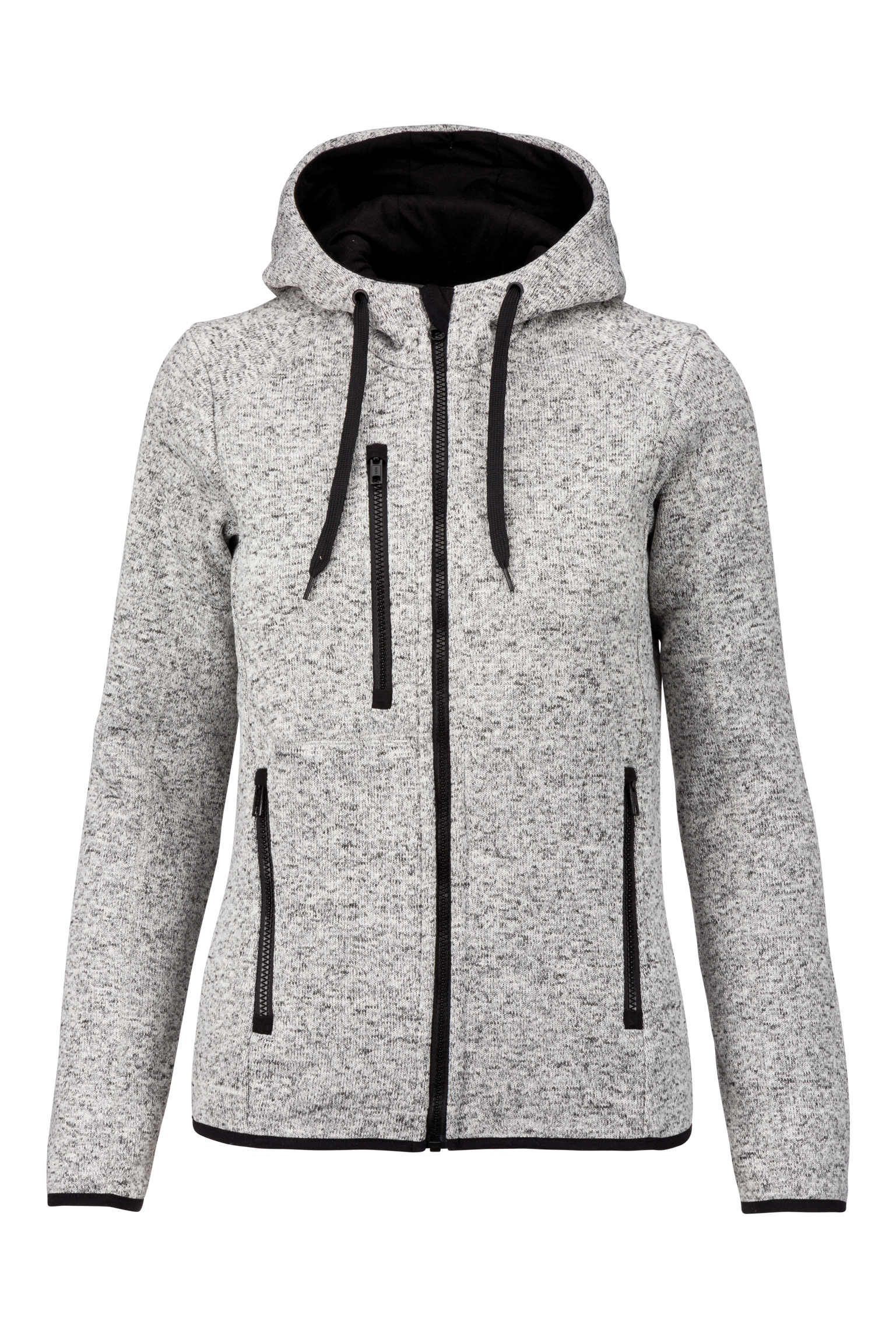 Damen-Hoodie aus Chiné
