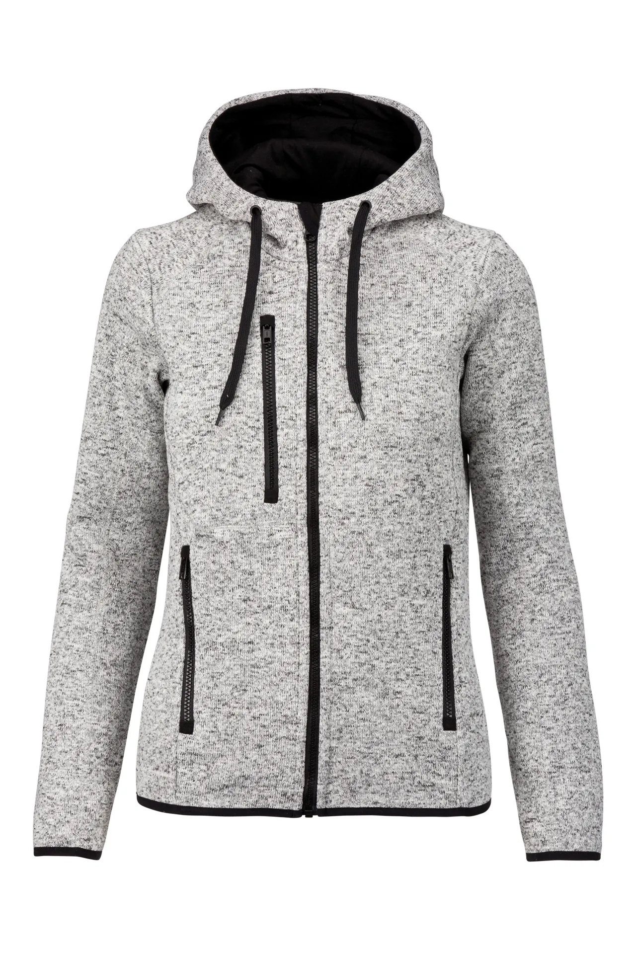 Damen-Hoodie aus Chiné
