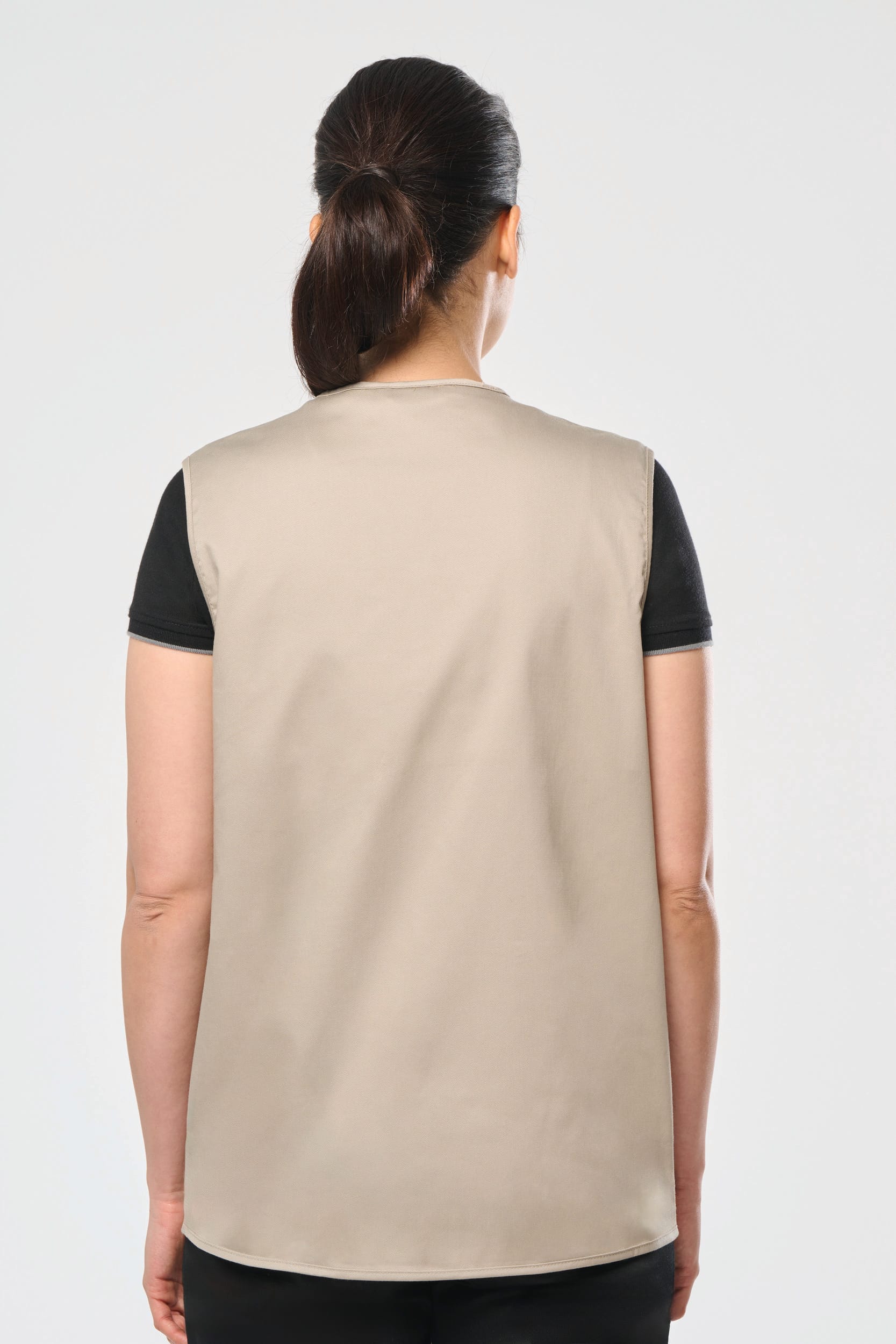 Gefütterte Unisex-Weste aus  Baumwollpolyester