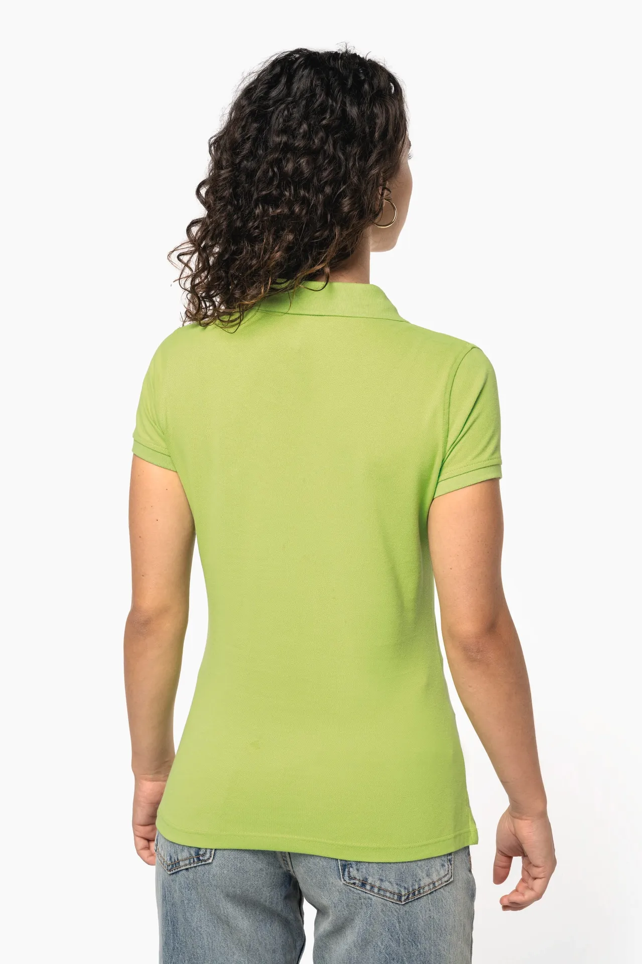 Damen Poloshirt aus Baumwollpiqué