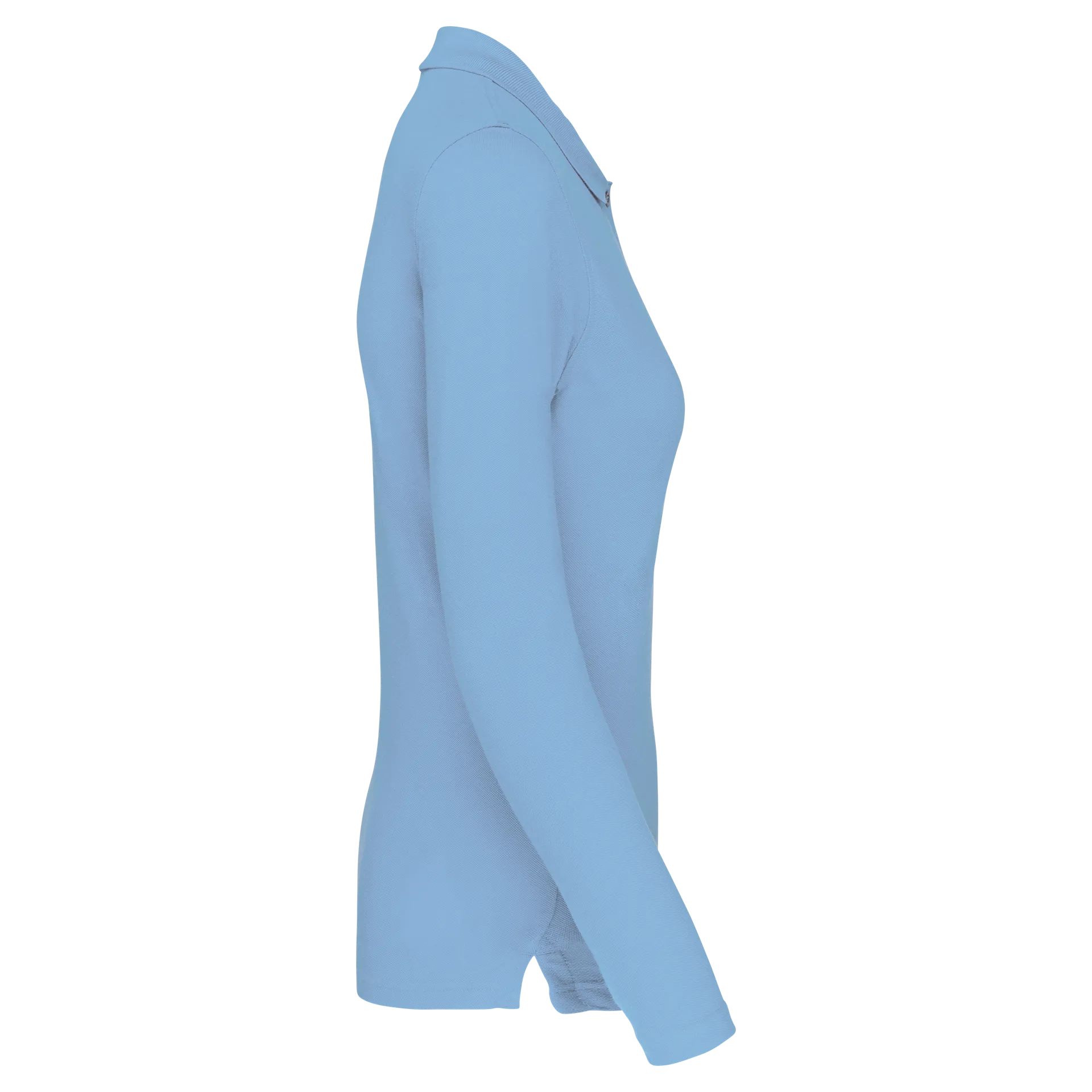 Damen Piqué Poloshirt Langarm