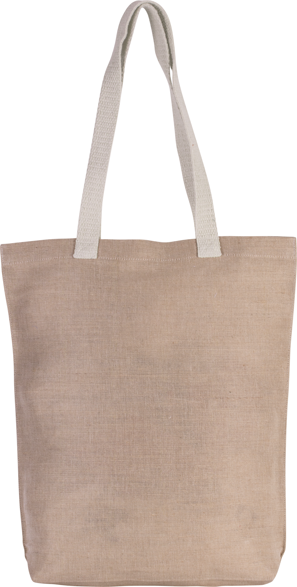 Shoppingtasche aus Jute-Baumwollmischgewebe