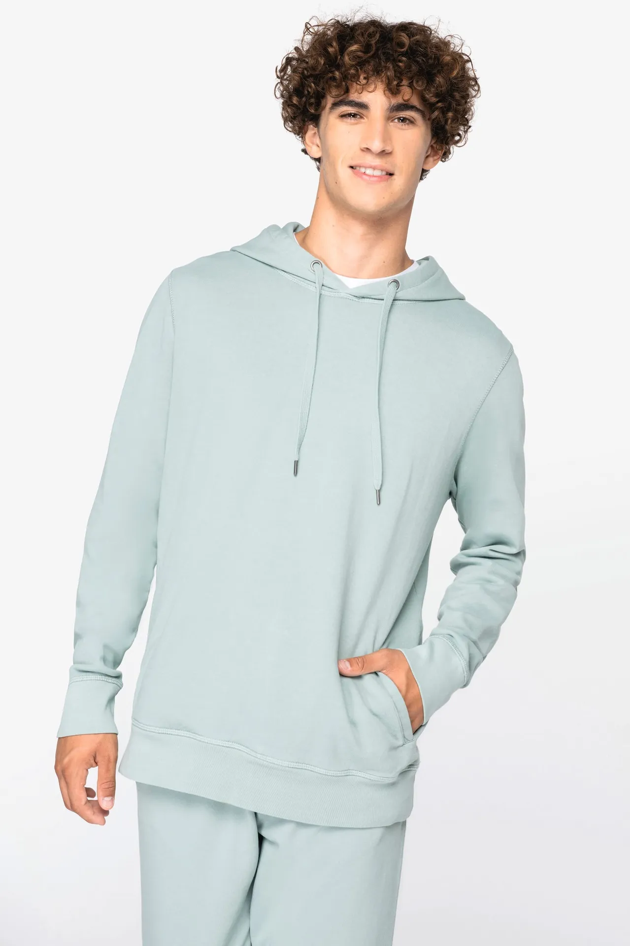 Umweltfreundliches Unisex-Kapuzensweatshirt aus French Terry