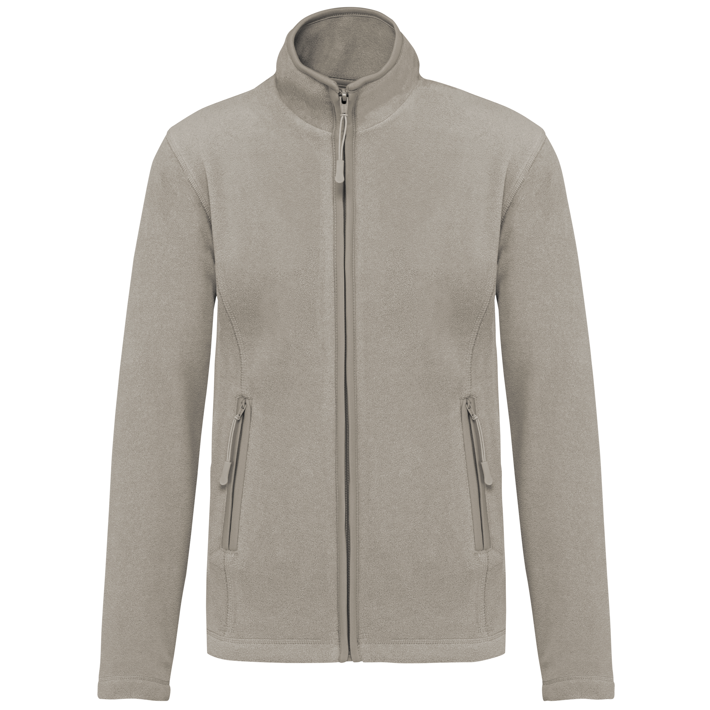 Mikrofleece-Jacke mit Reißverschluss für Damen
