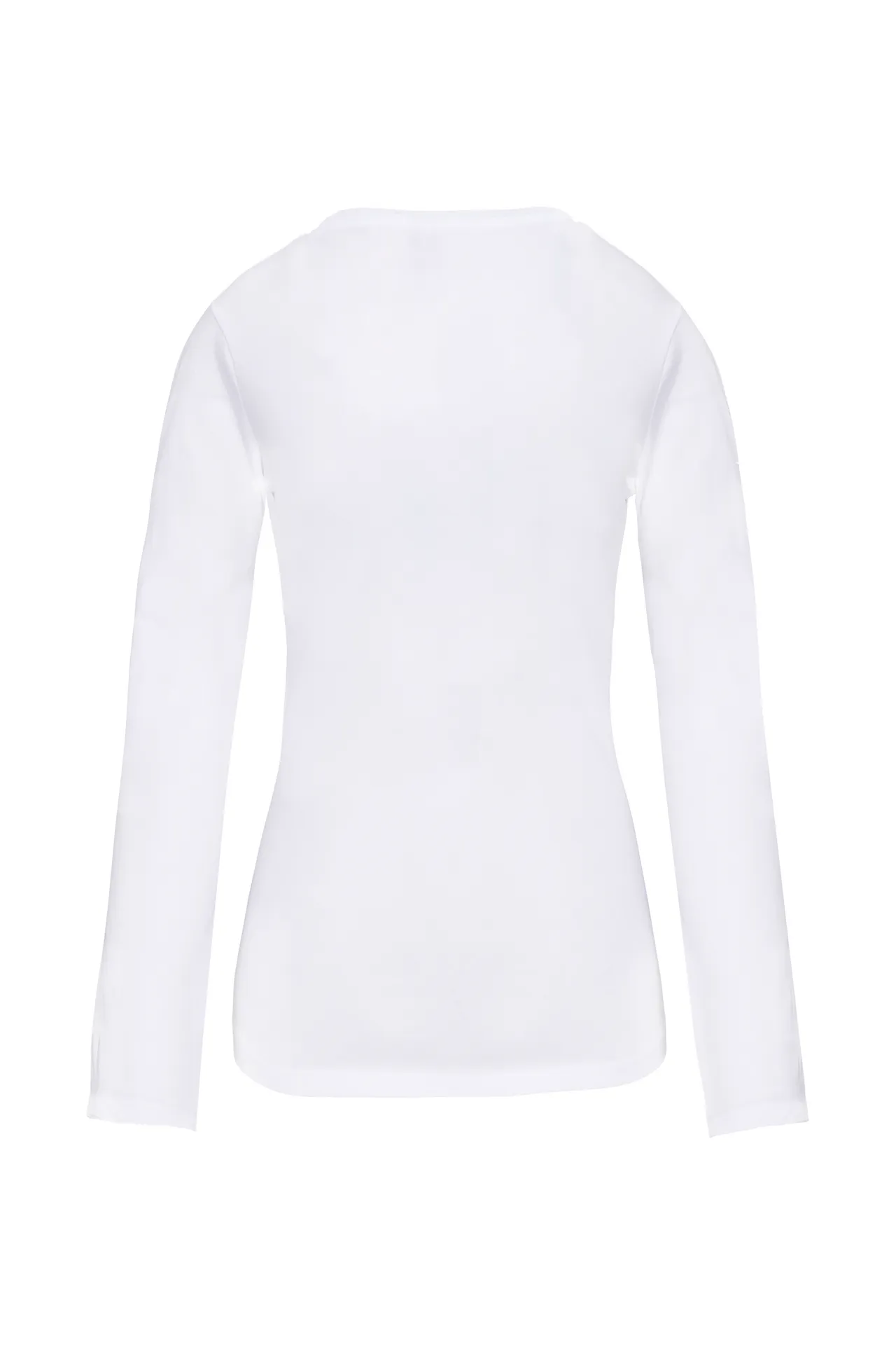 Damen Langarm-T-Shirt mit Rundhalsausschnitt