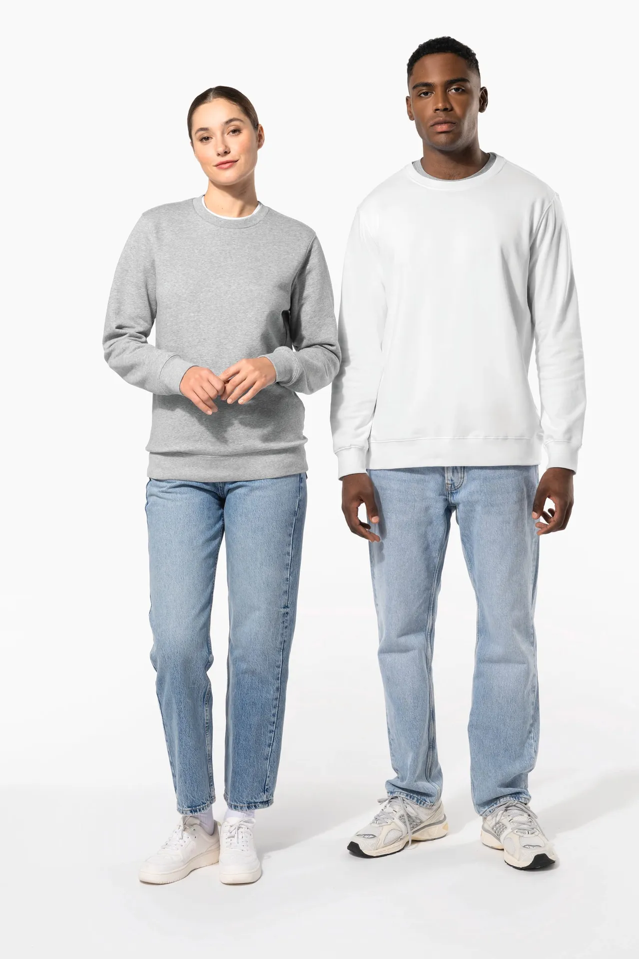 Unisex-Sweatshirt mit Rundhalsausschnitt 80/20