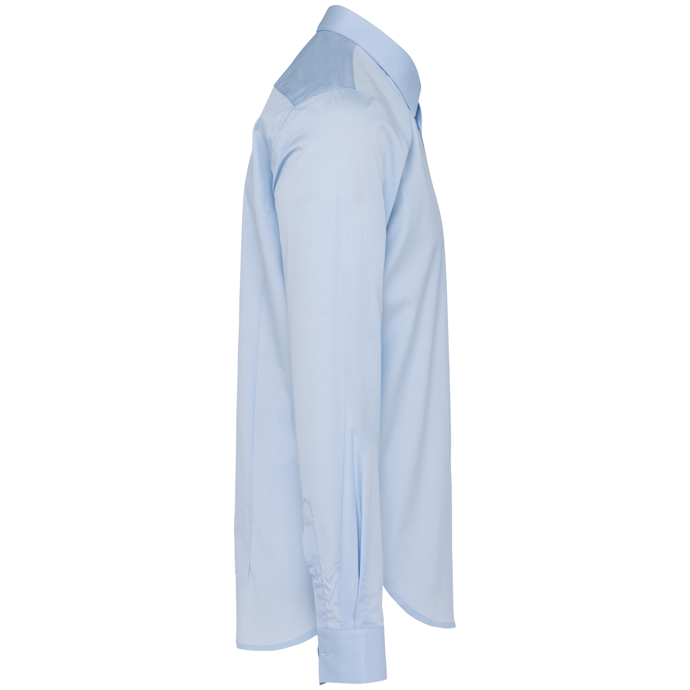 Popeline-Hemd für Herren mit langen Ärmeln