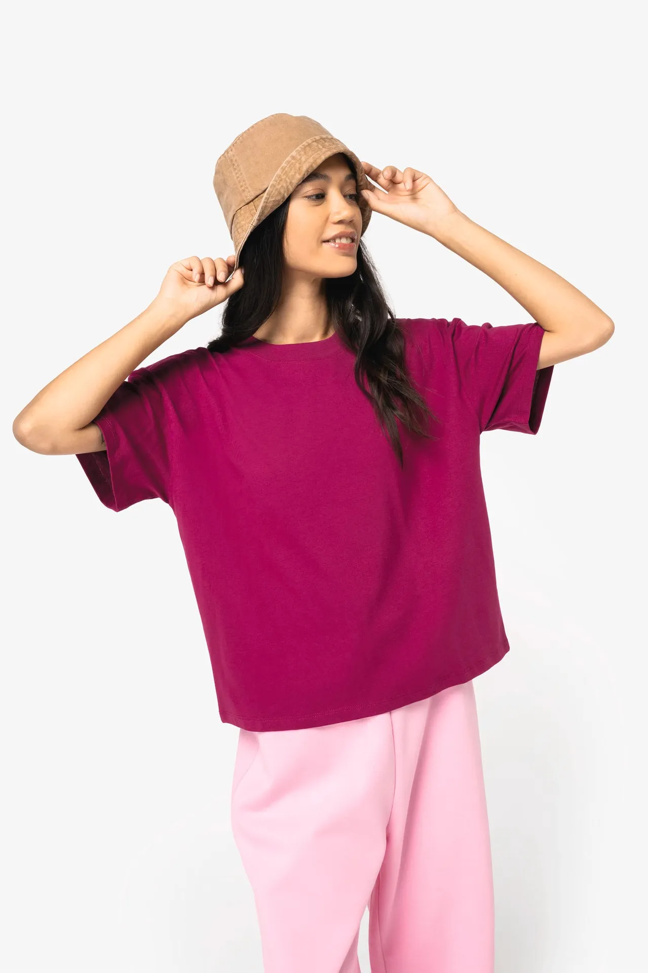 Umweltfreundliches Oversize Damen-T-Shirt